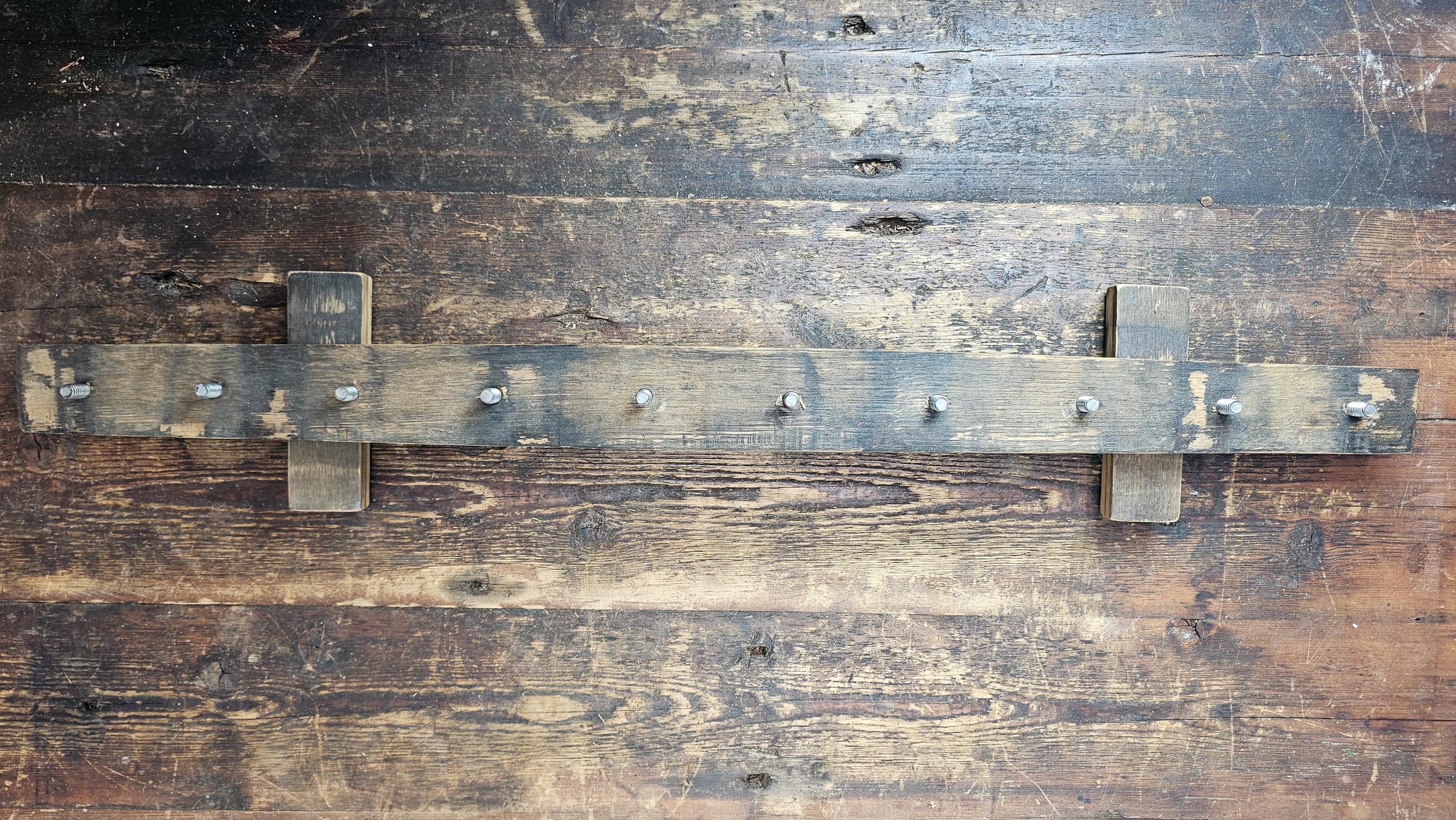 Whiskey Barrel Stave 10 Beer Tap Handle Display Stand ( Handles Not Included )