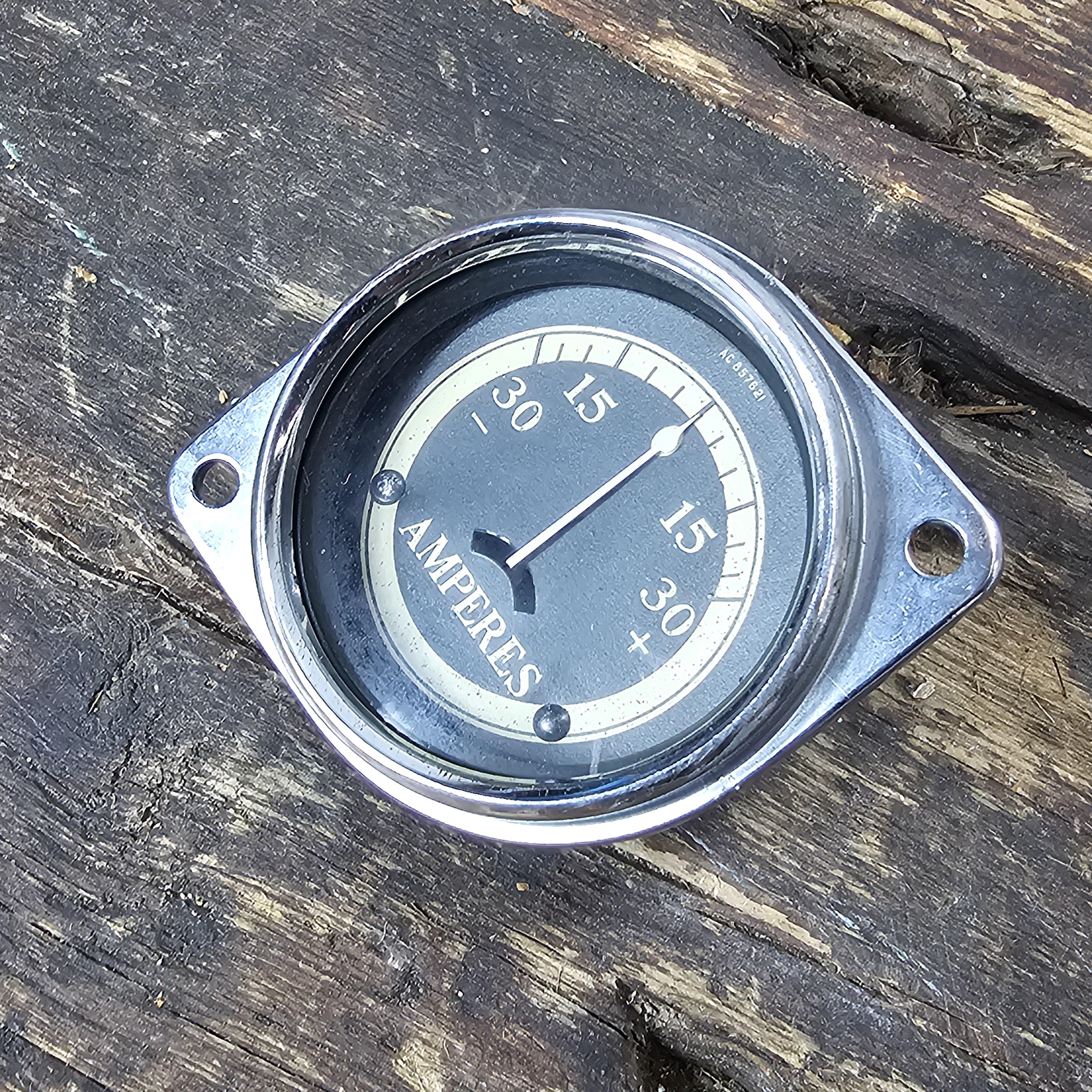 Antique AC spark plug Co Amp Gauge AC-857621 1930s~1940s