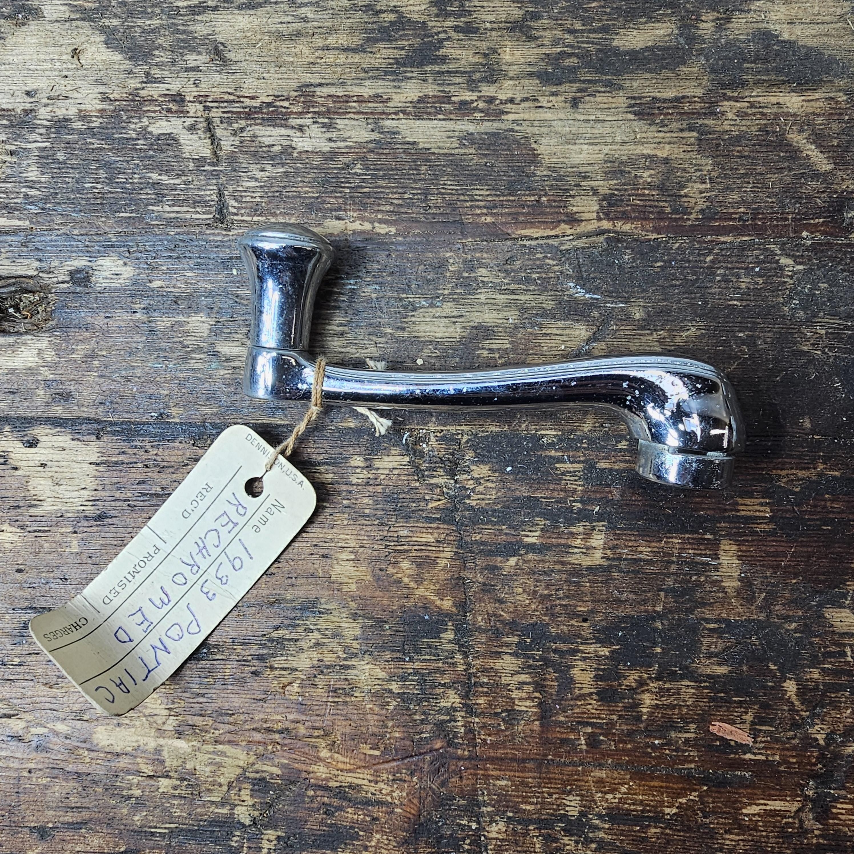 1933 Pontiac Window Crank Handle Antique