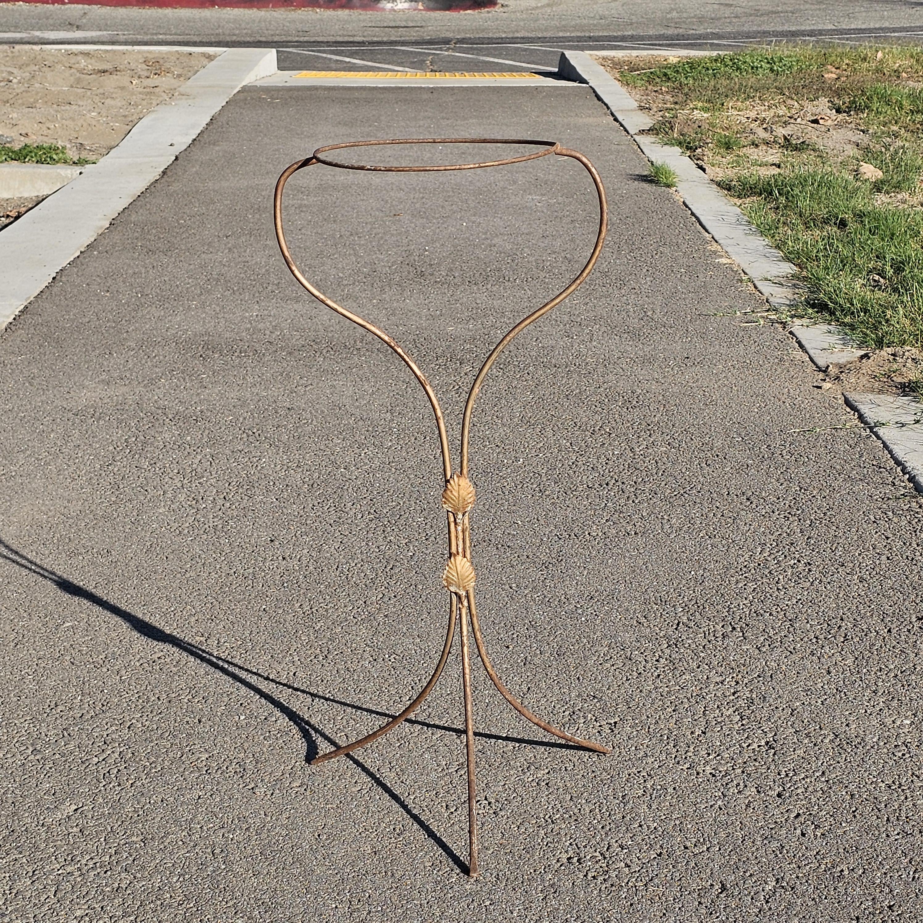 Vintage Metal Wire Plant Stand 29"H