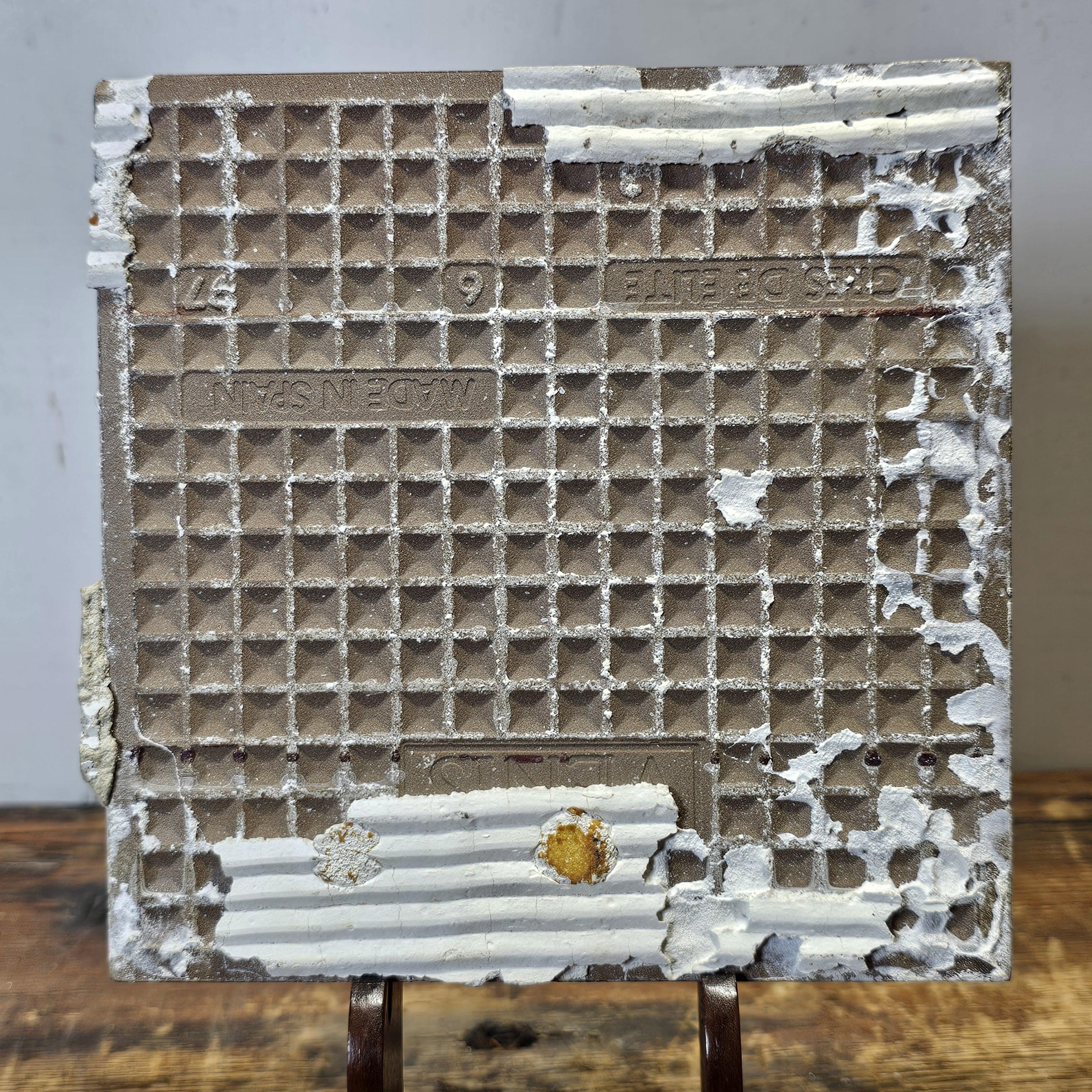 VENIS Made In Spain Gres De Elite Tile Trivet Antique Flower 6 x 6"