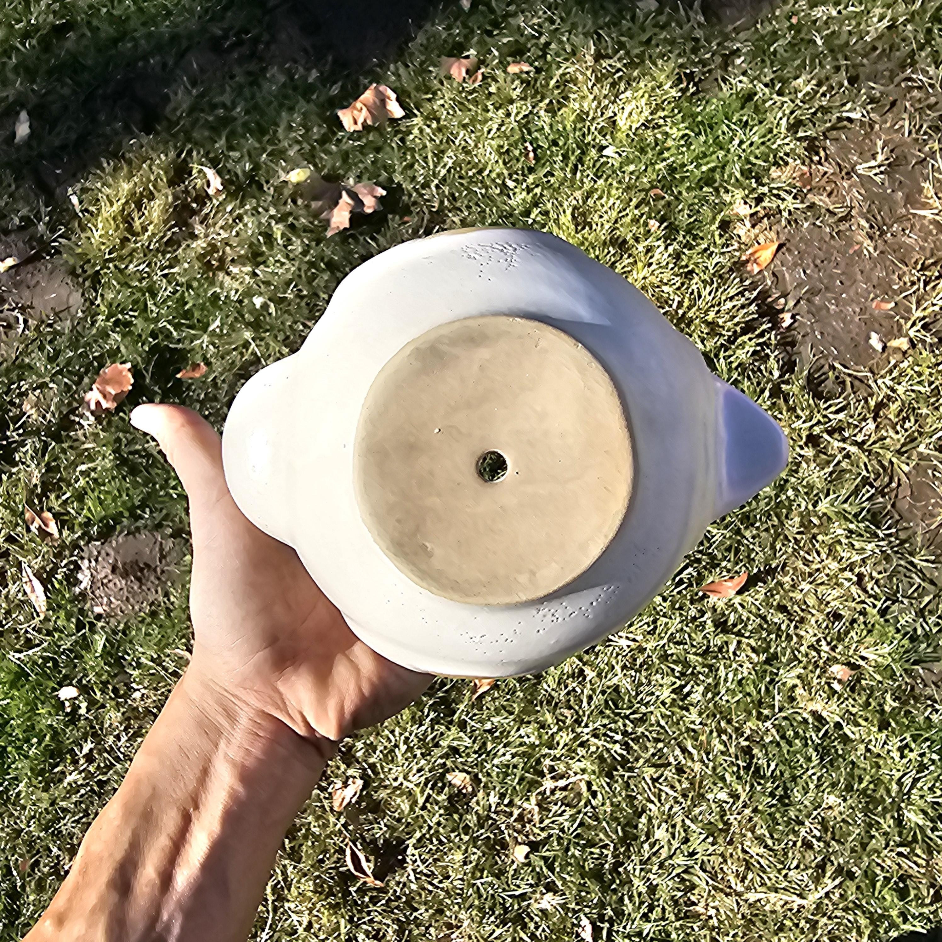 Vintage David Stewart Lions Valley Stoneware Hen Pottery Planter