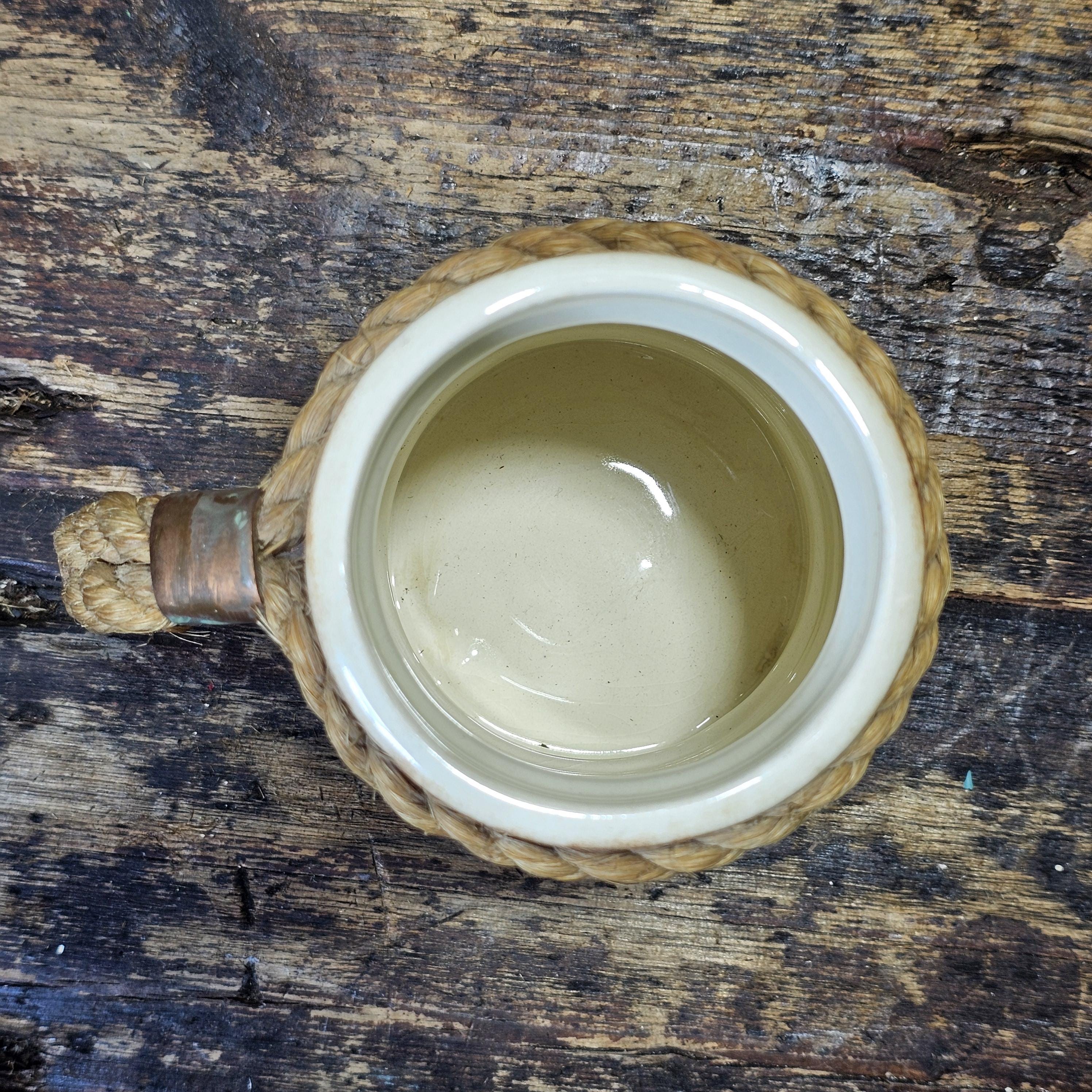 Vintage Northern Illinois University Mug With Rope 5.5"H