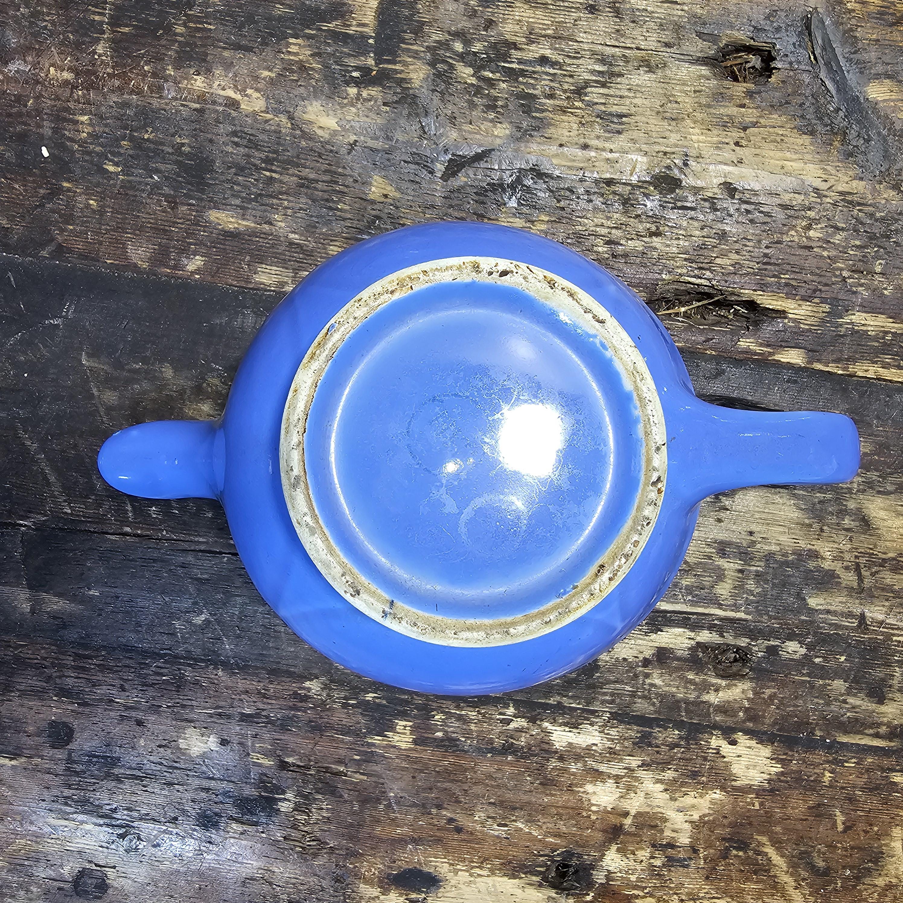 Vintage Hall China Blue Teapot