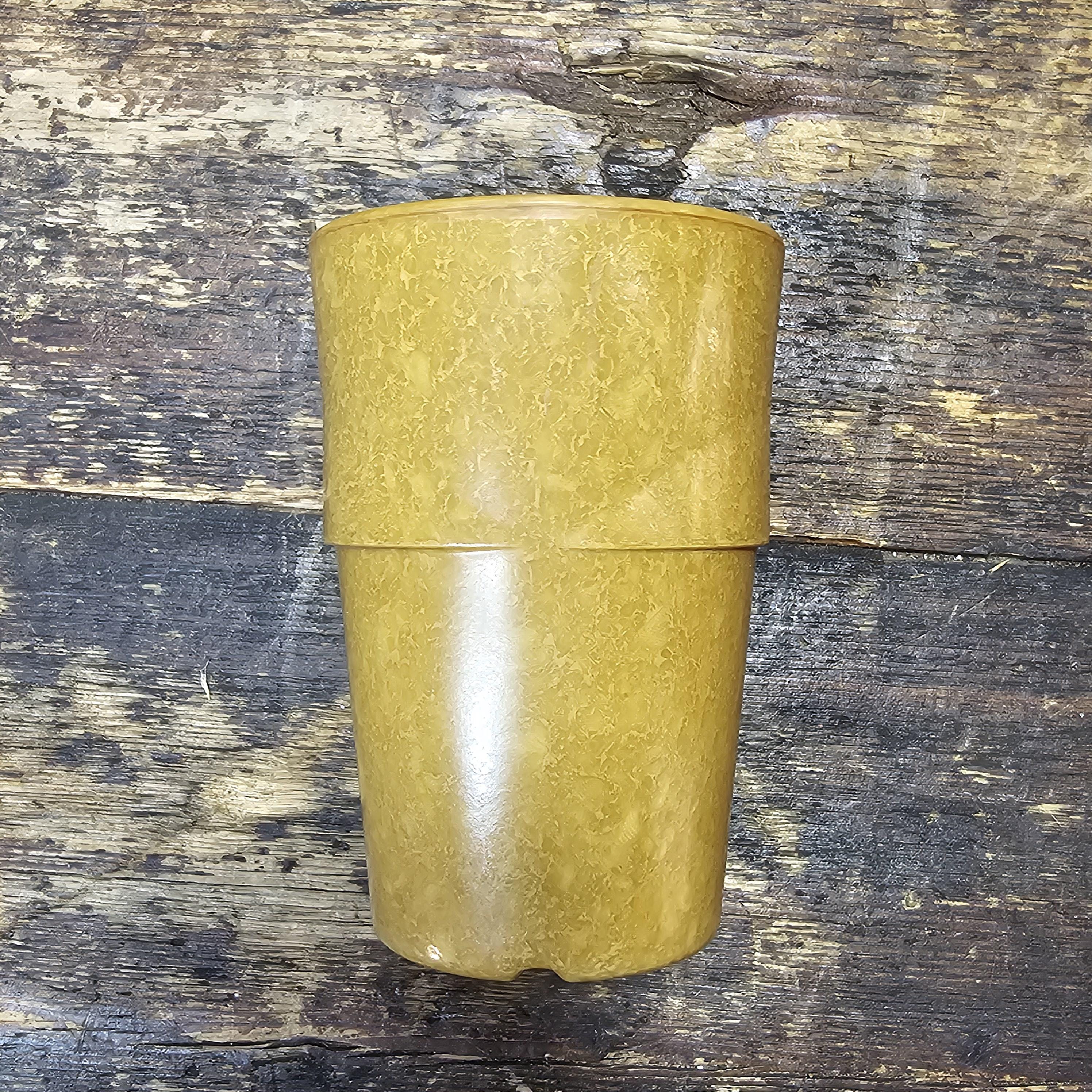 Set of 4 Halsey Inc Melmac Military Mess Hall Tumbler Cups 1960s