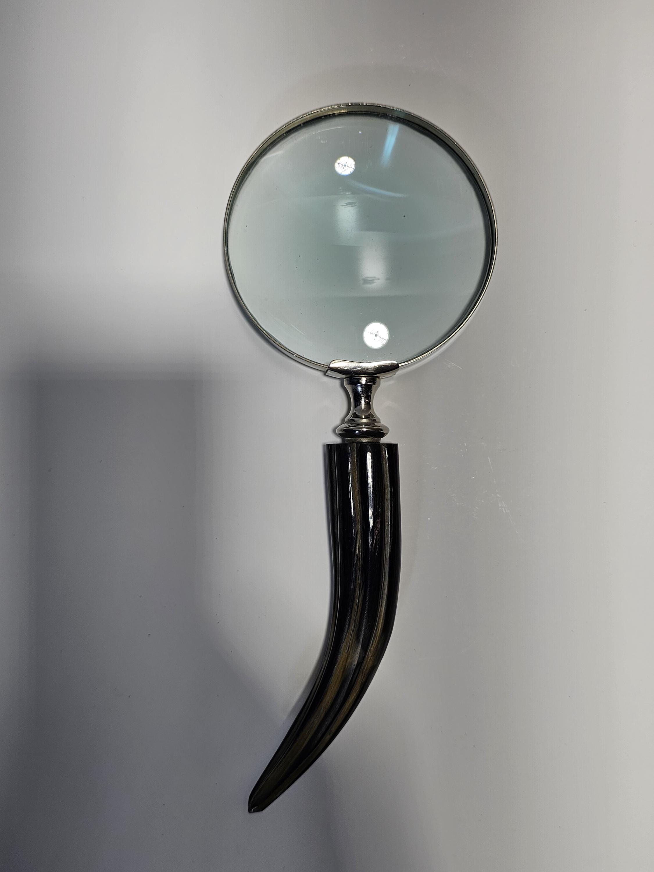 Faux Horn Handle Magnifying Glass & Letter Opener