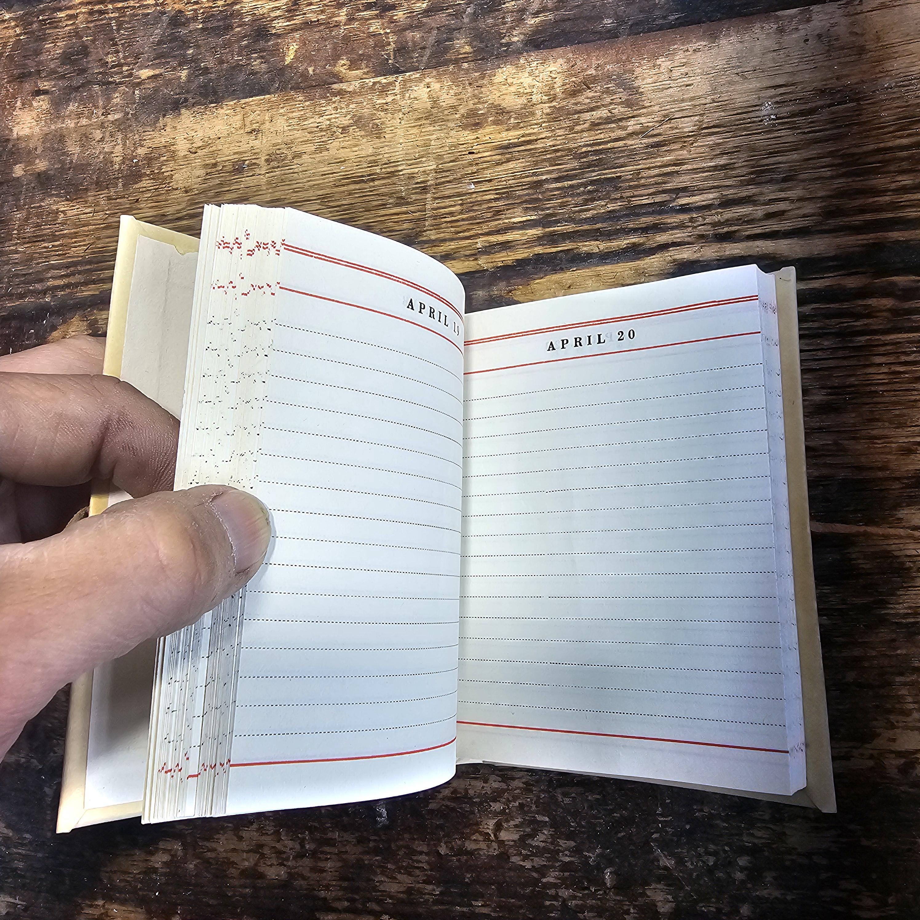 Small Handmade Diary - Made In Italy - Giulio Giannini & Figlio 3.5" x 5"