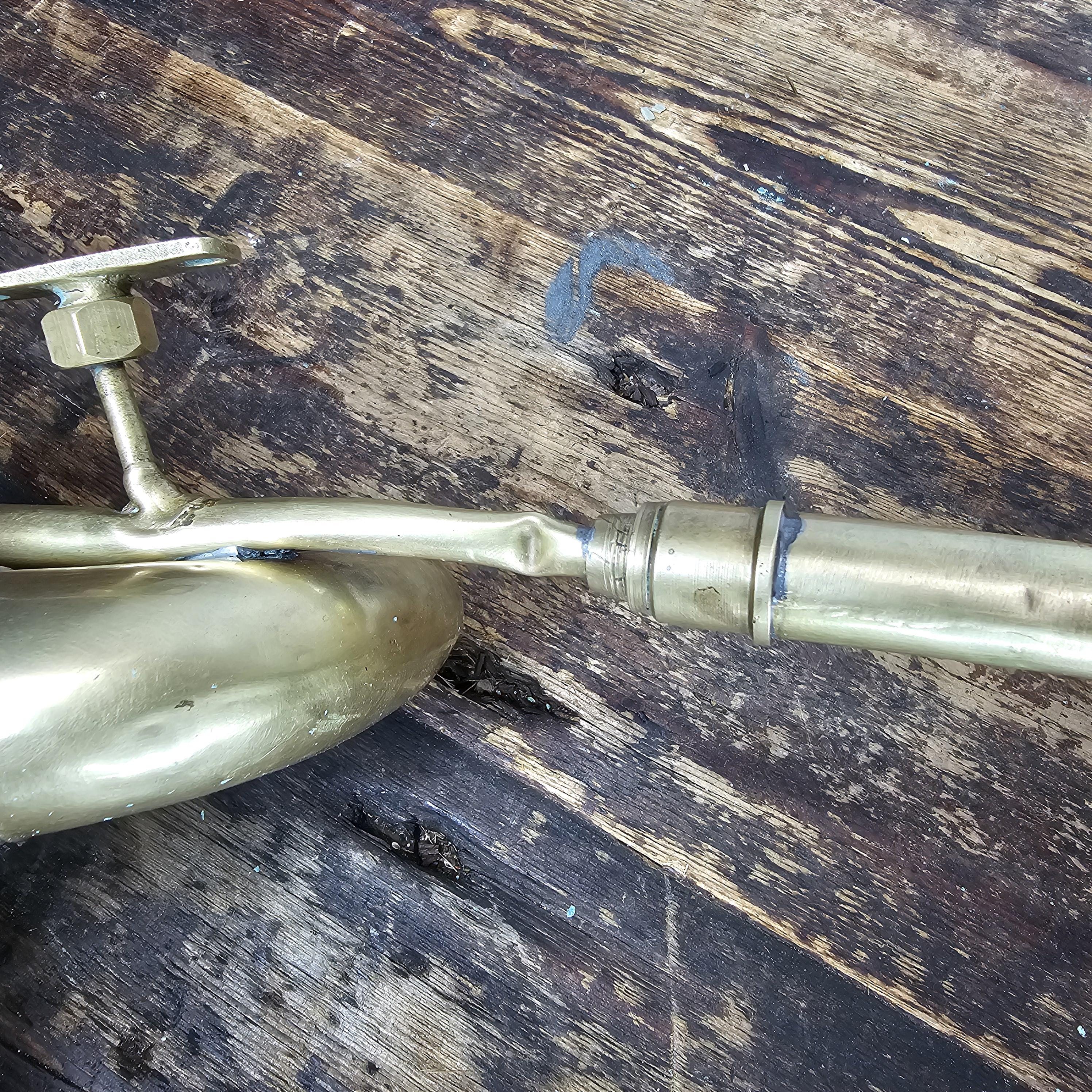 Antique Brass Car Horn Wall Decor
