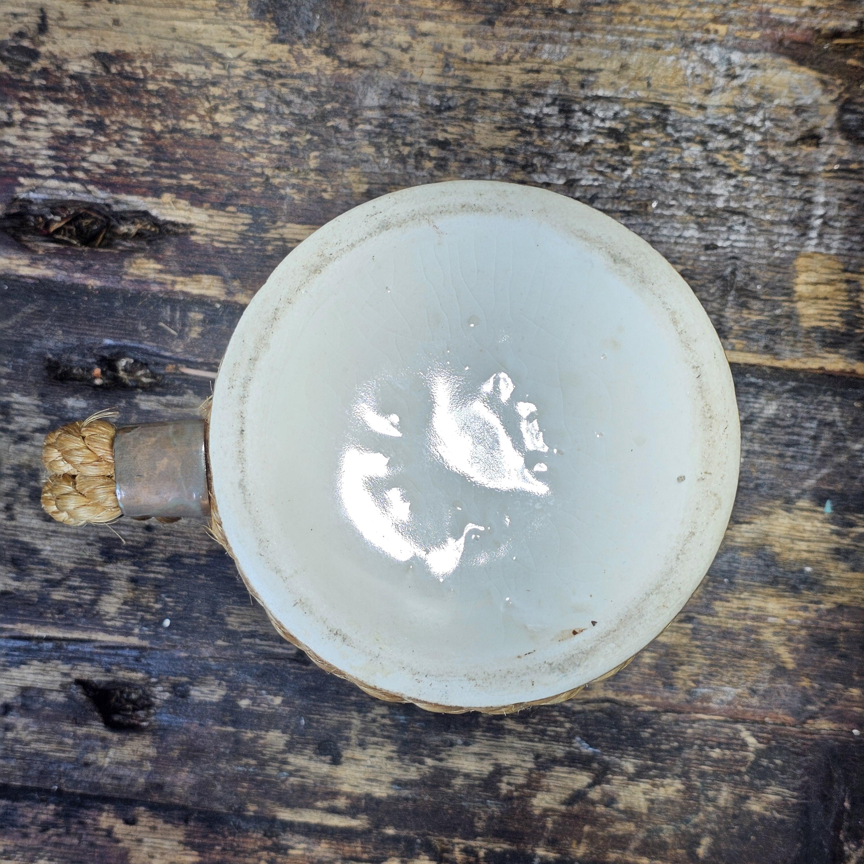 Vintage Northern Illinois University Mug With Rope 5.5"H