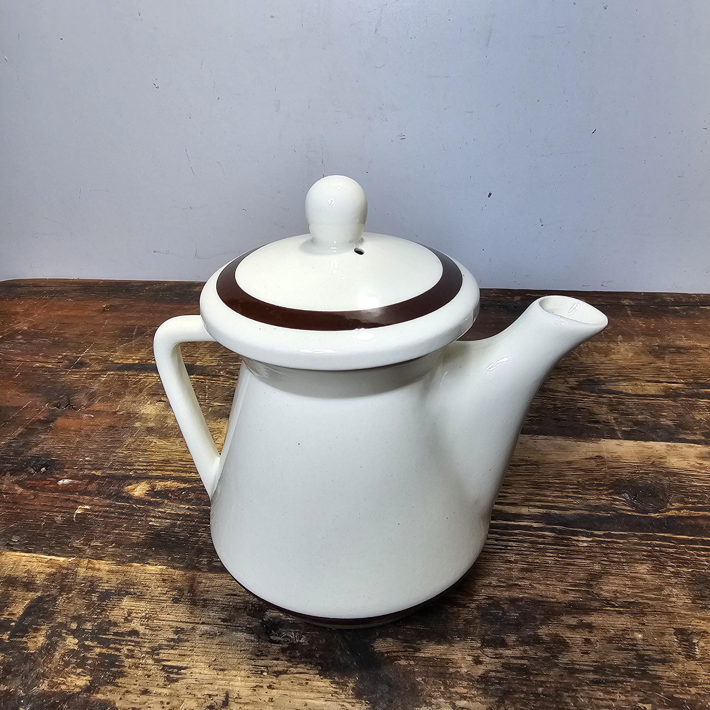 Vintage Tea Coffee Pot & Lid Made In USA