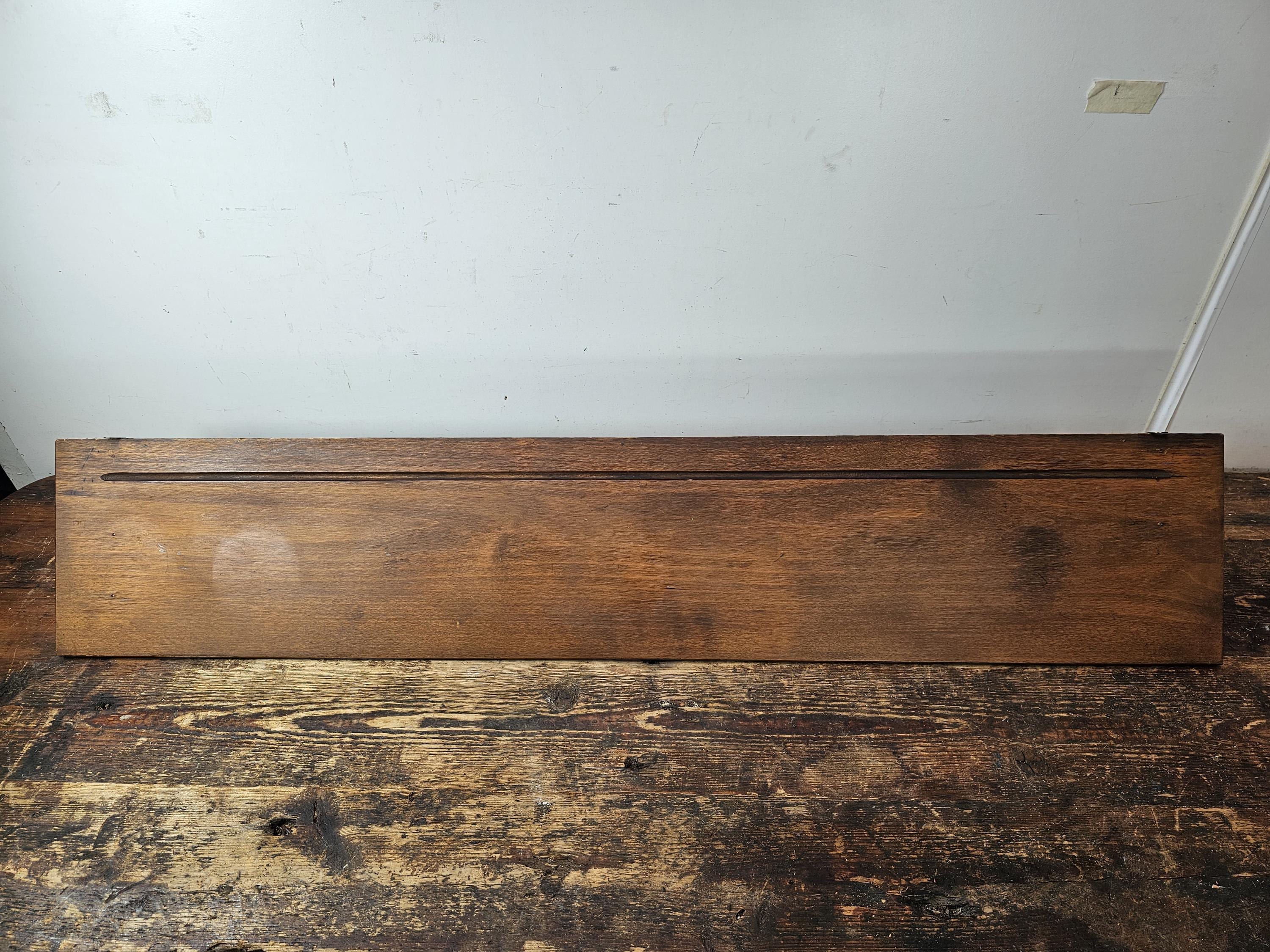 Sheryn's Maple Of California Wall Mount Kitchen Utensil Rack With Plate Groove