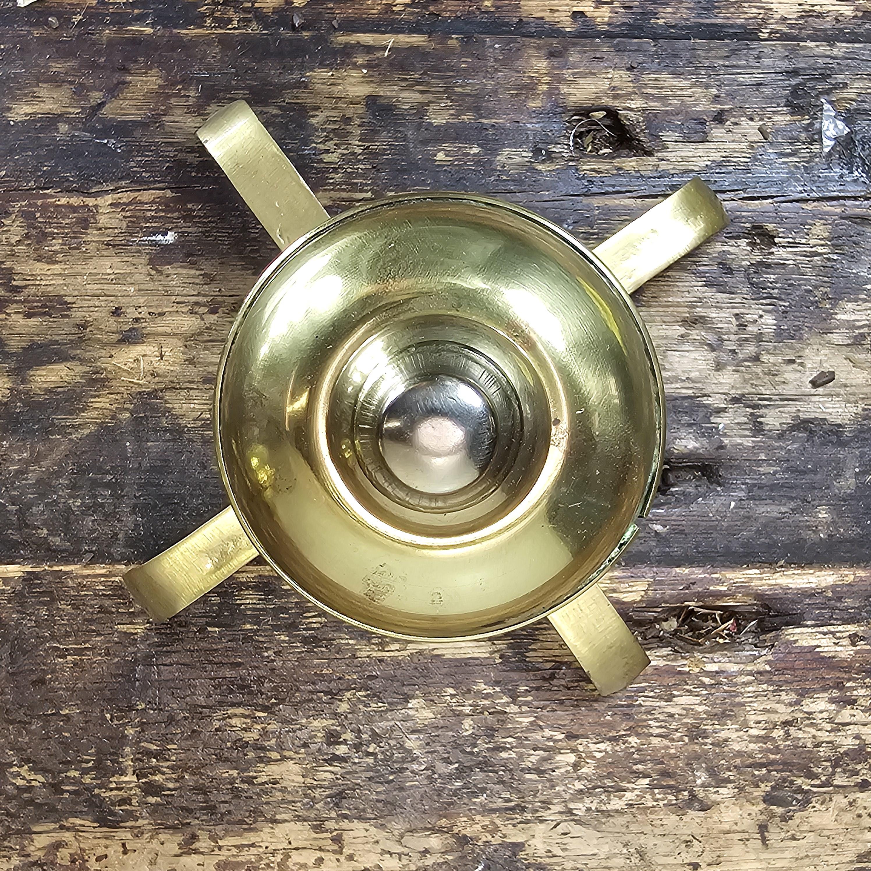 Set of 2 Brass Ornaments Vintage