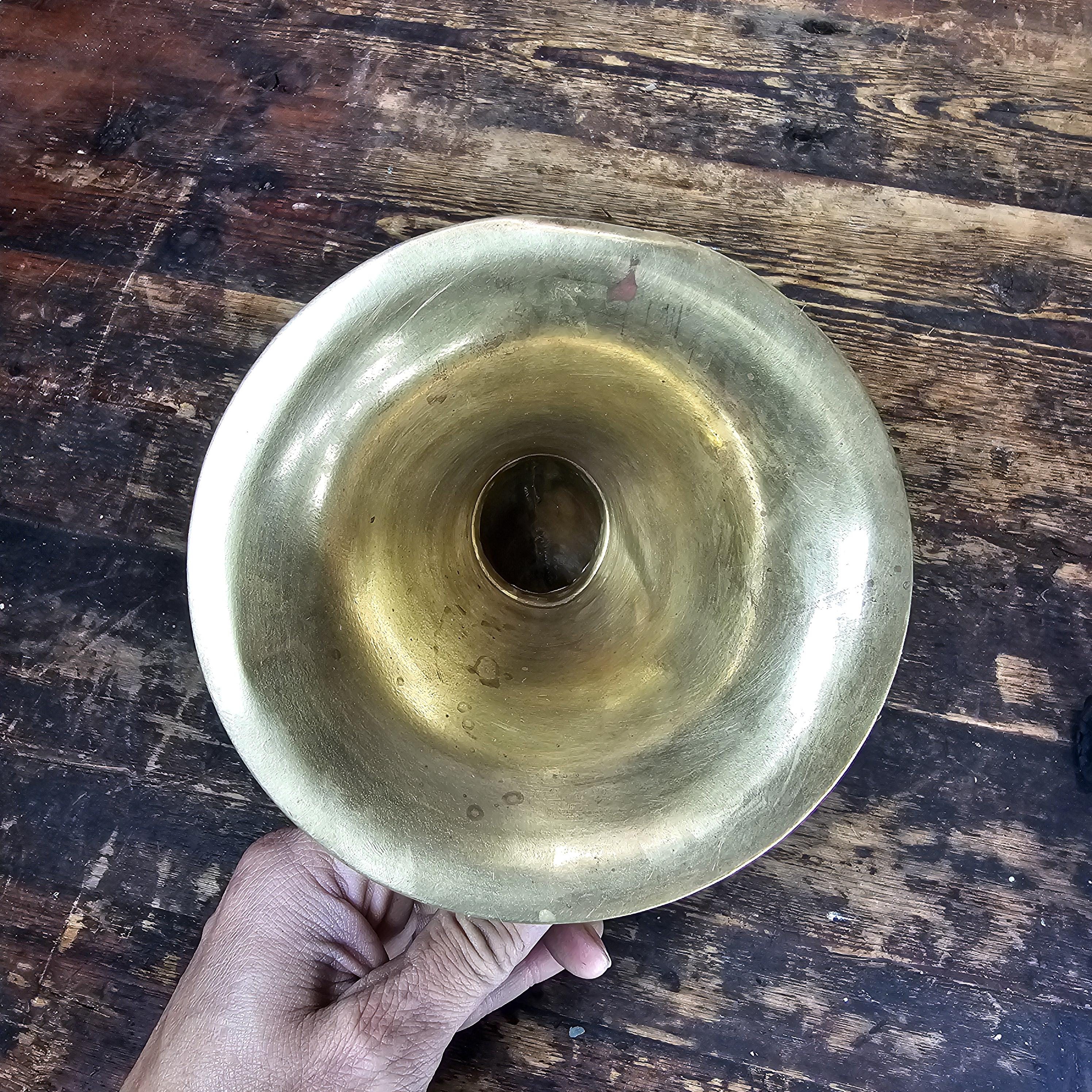 Antique Brass Car Horn Wall Decor