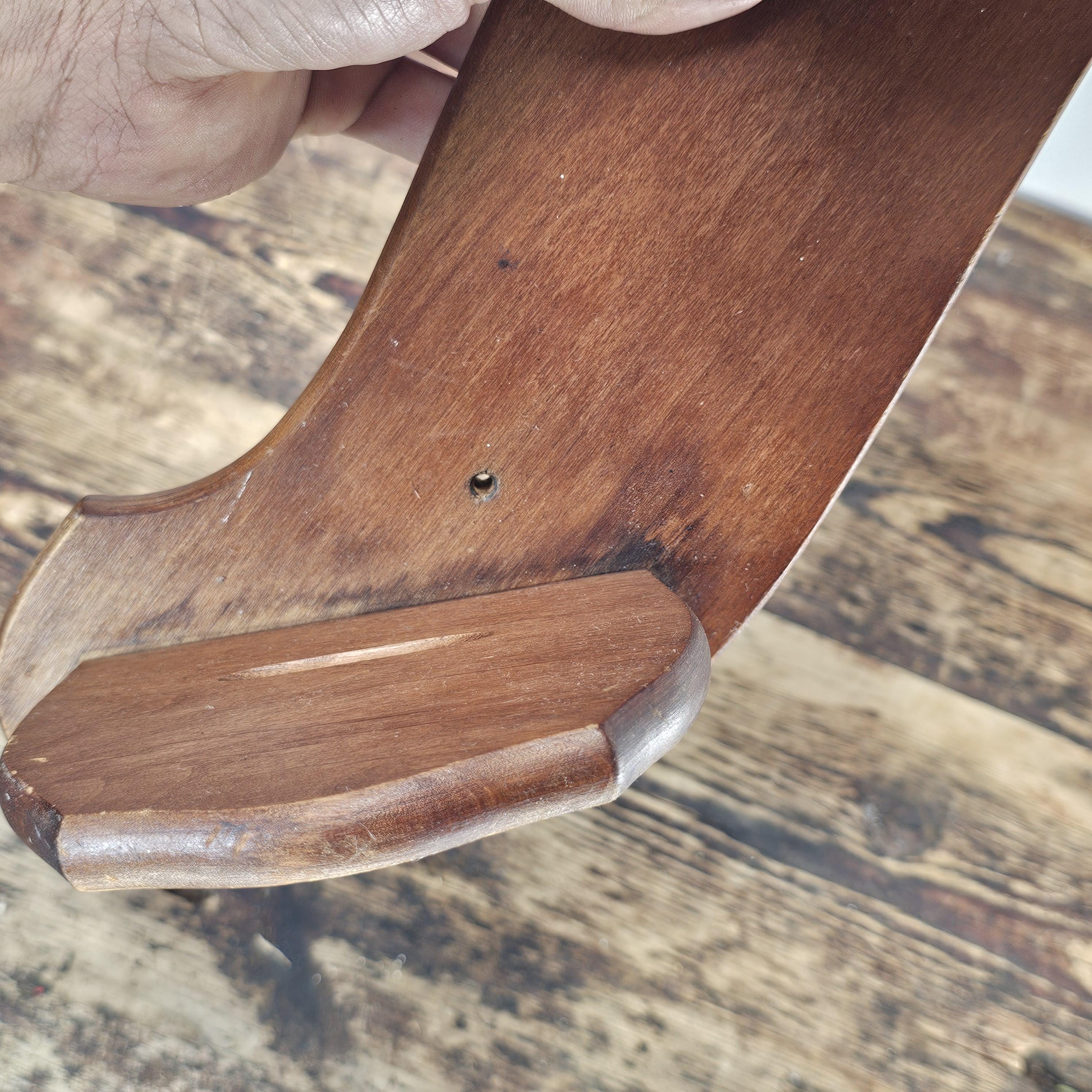 Sheryn's Maple Of California 3-Tier Wall Display Shelf Rack With Plate Groove