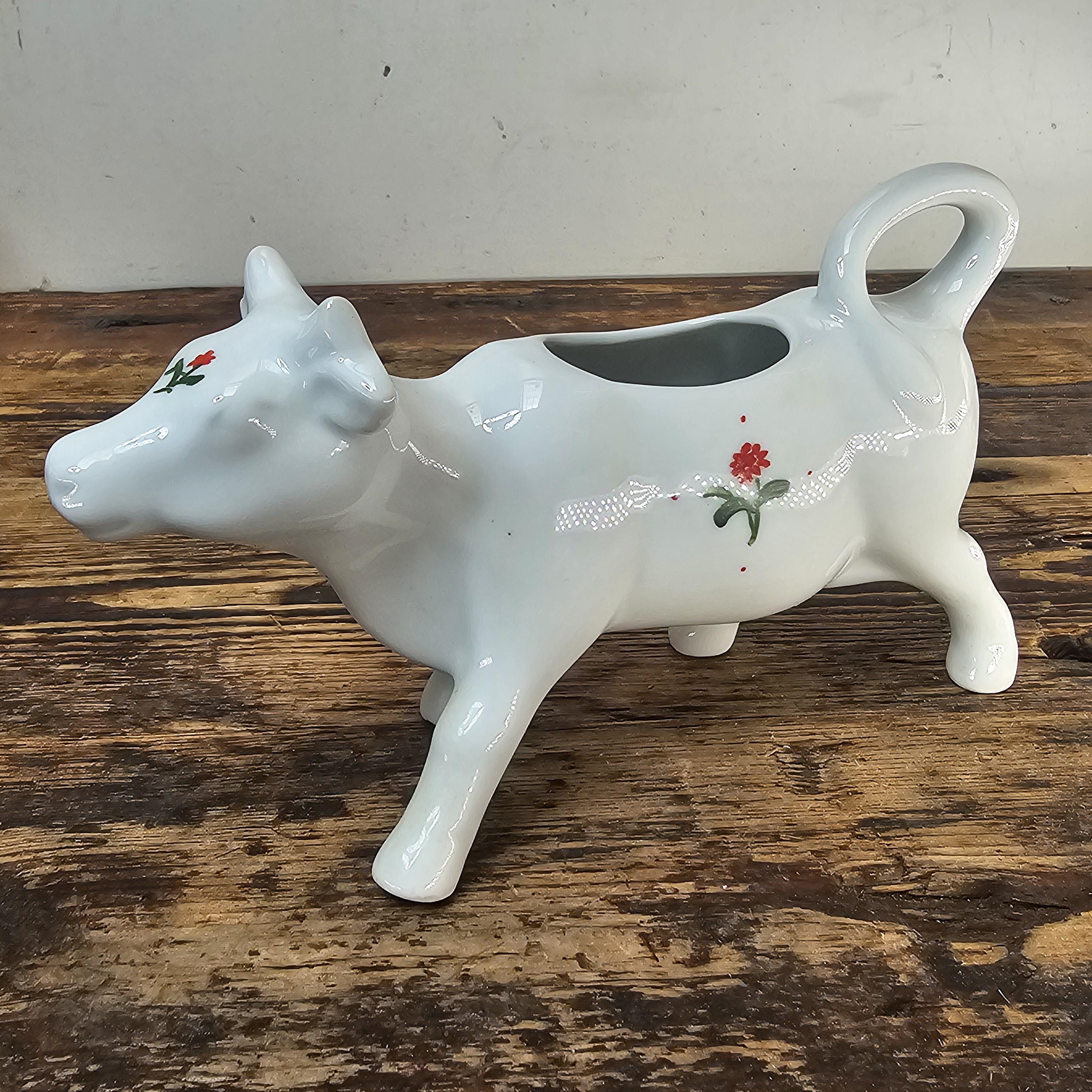 Retro Floral Kitchen Set /Creamer/Ramekins/Covered Casserole Dish/Pie Dish