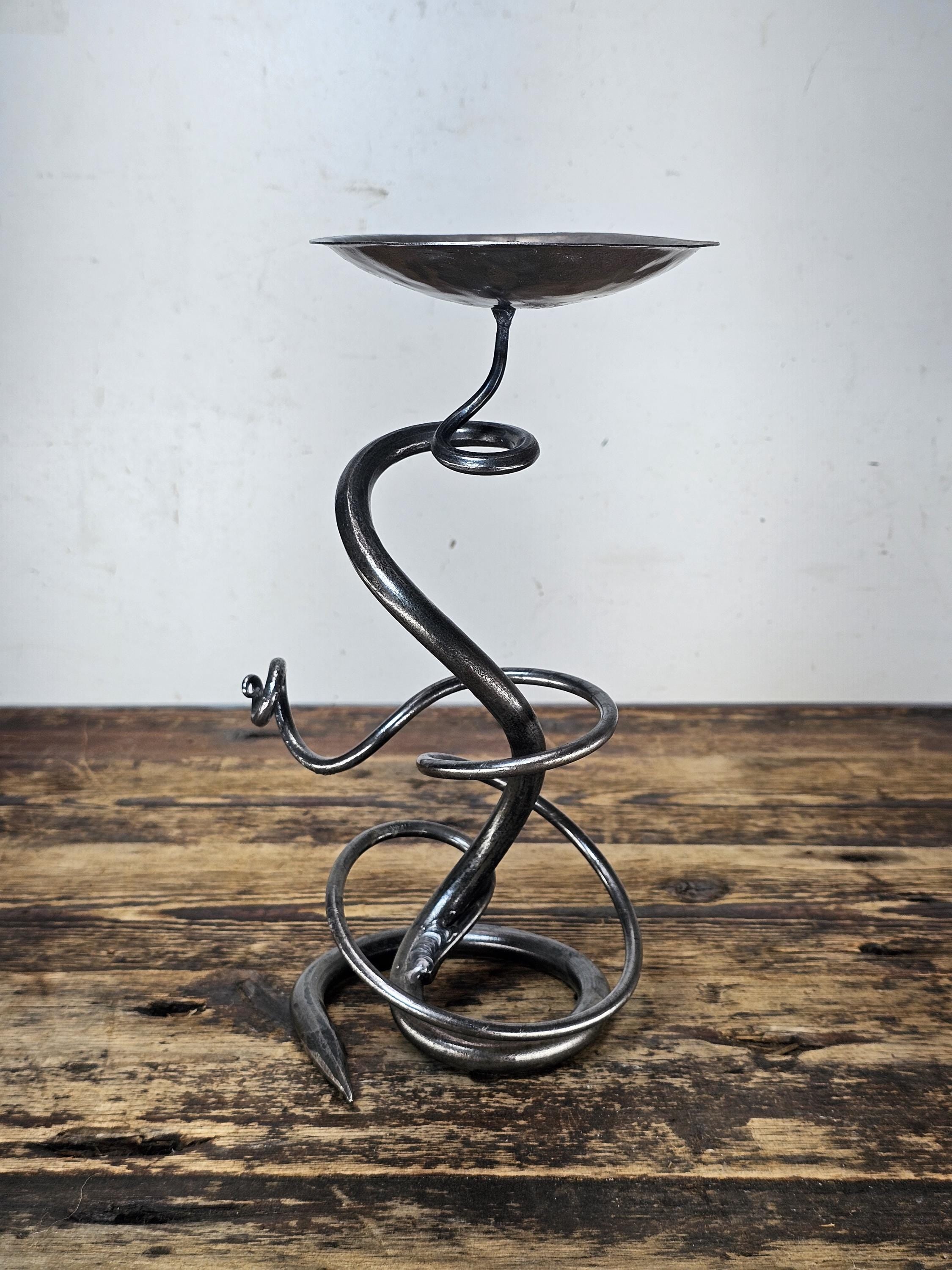 Belltrees Forge Single Tangle Handforged Candlestick From UK 11"H