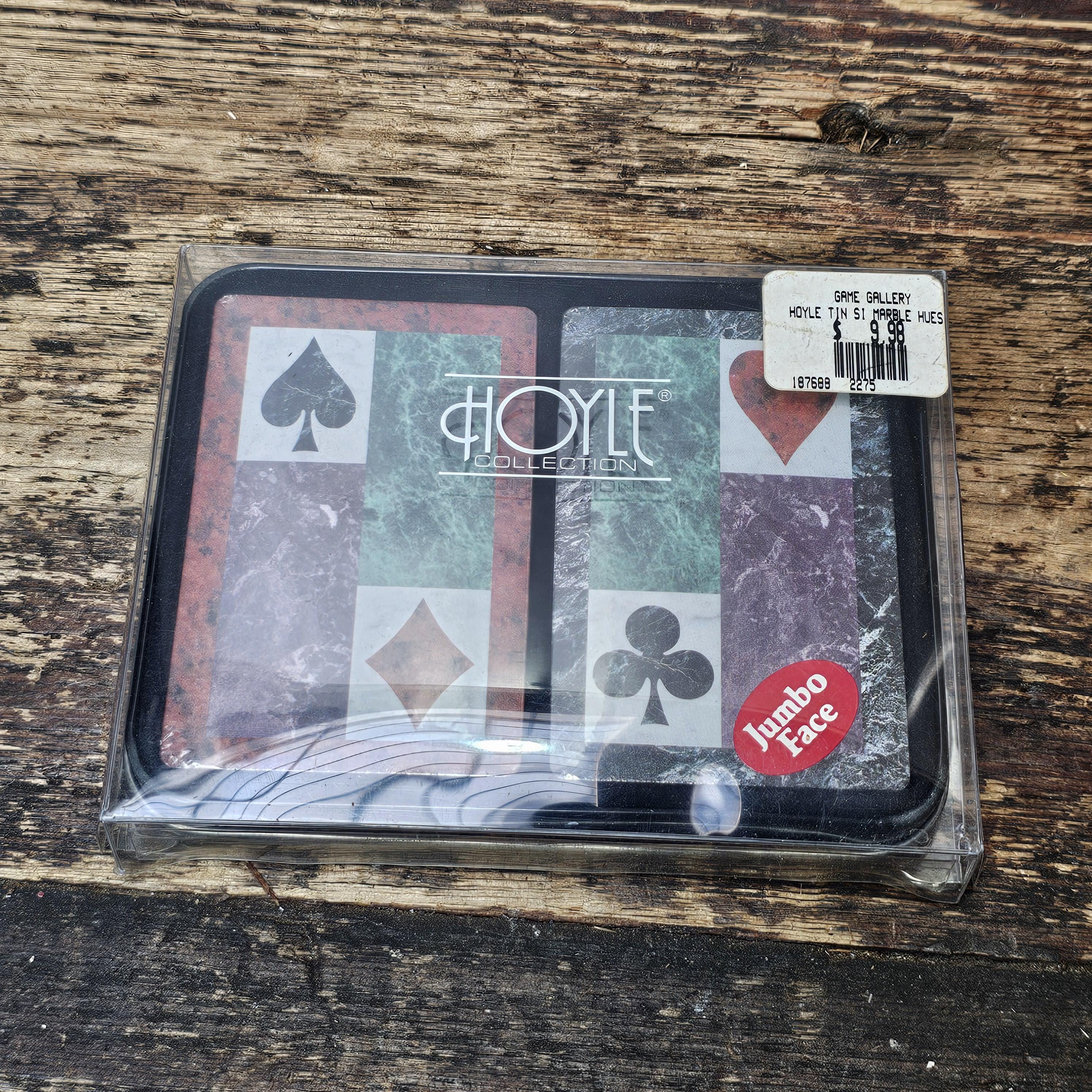 Hoyle Products England Playing Cards Double Set With Tin Box