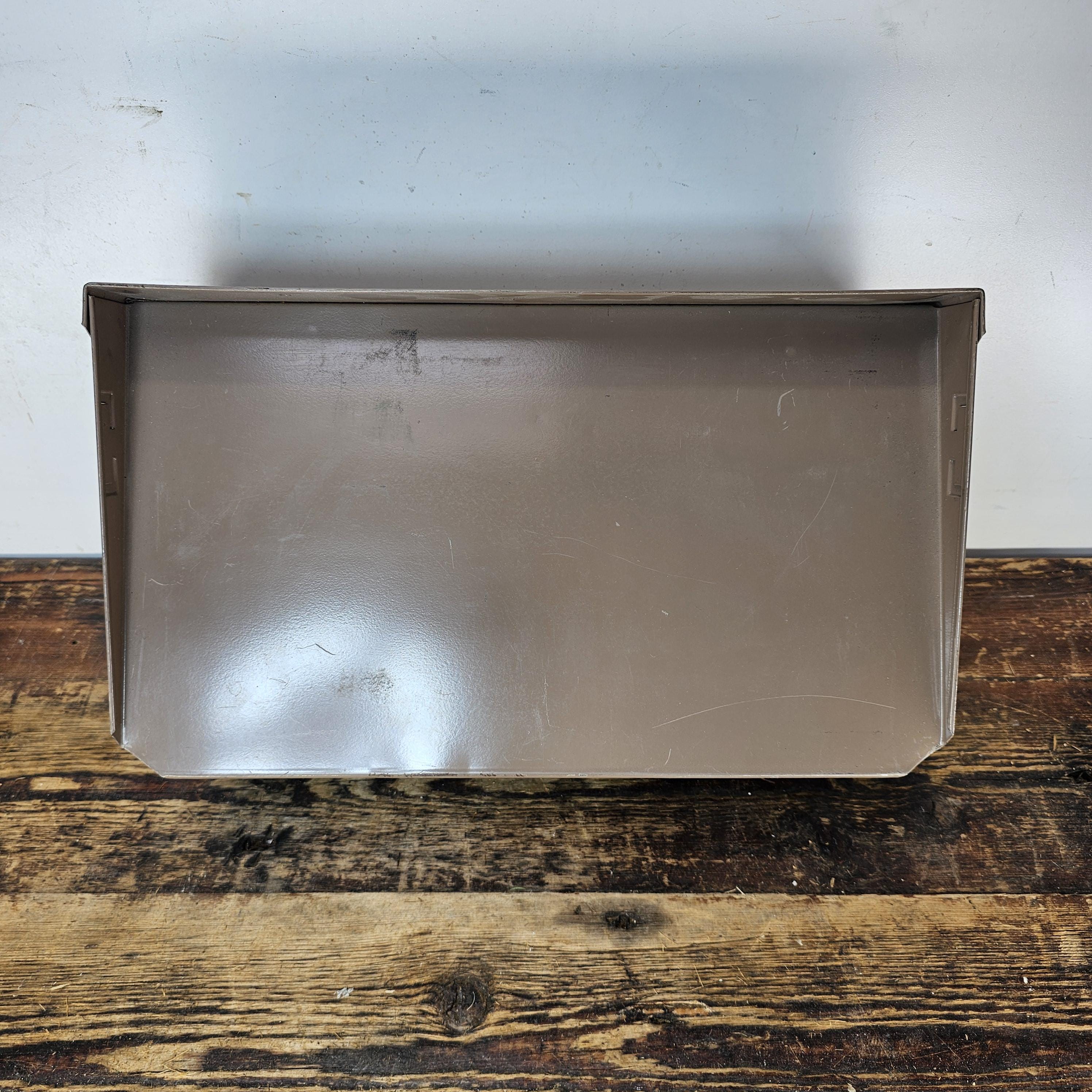 Vintage 3-Tier Wall-Mounted / Desktop Steel File Organizer