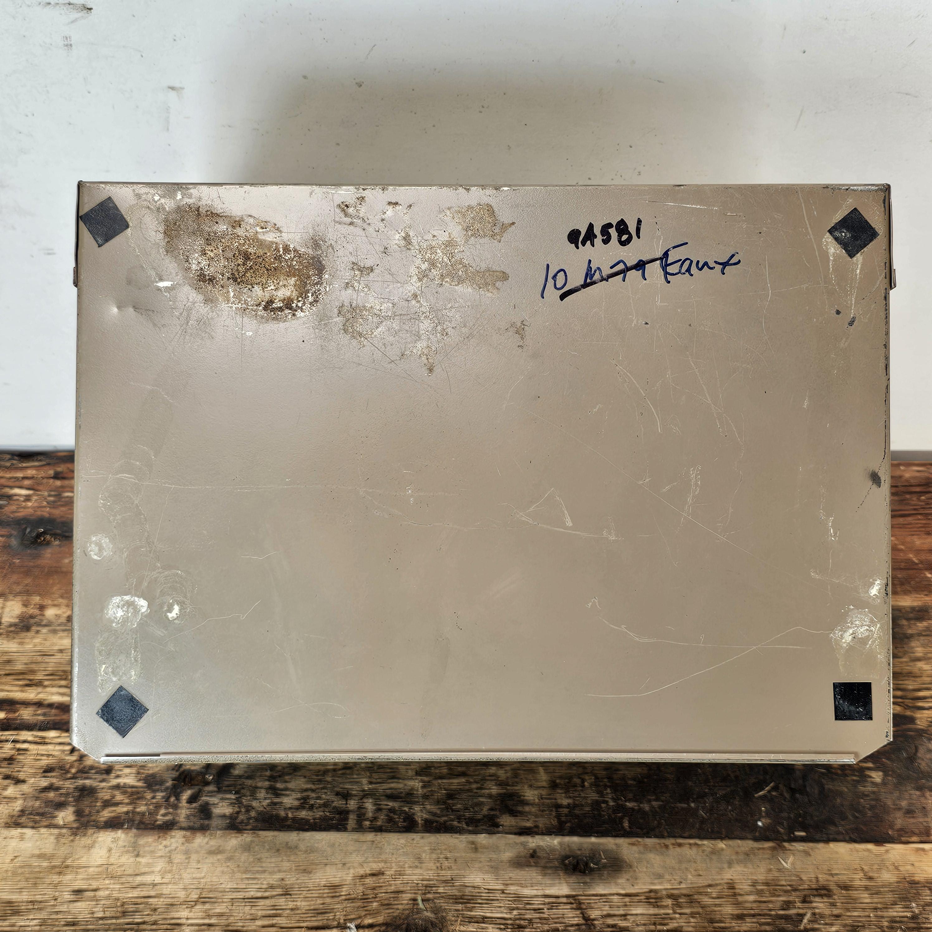 Vintage 3-Tier Wall-Mounted / Desktop Steel File Organizer