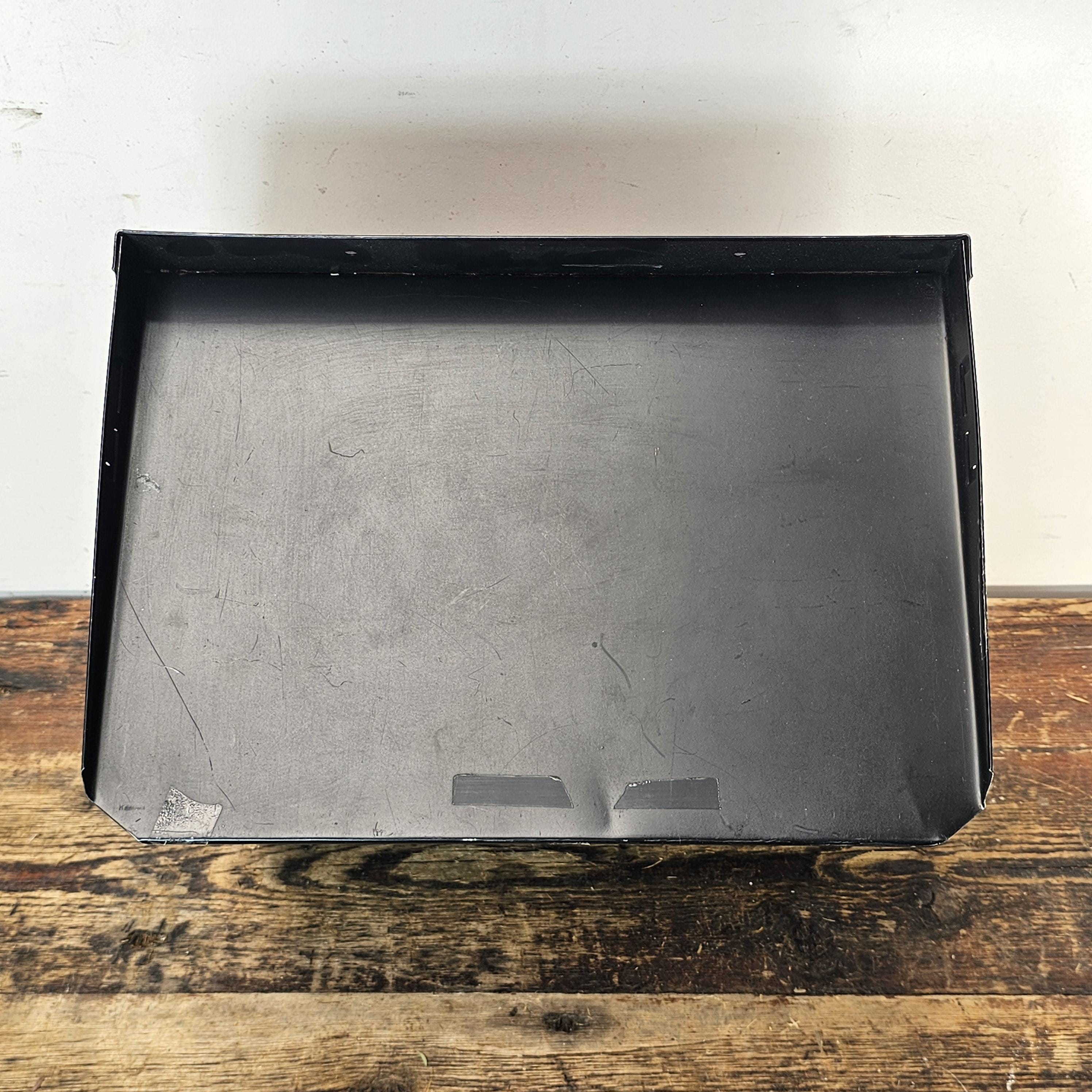 Vintage LIT-NING 4-Tier Desktop Steel File Organizer