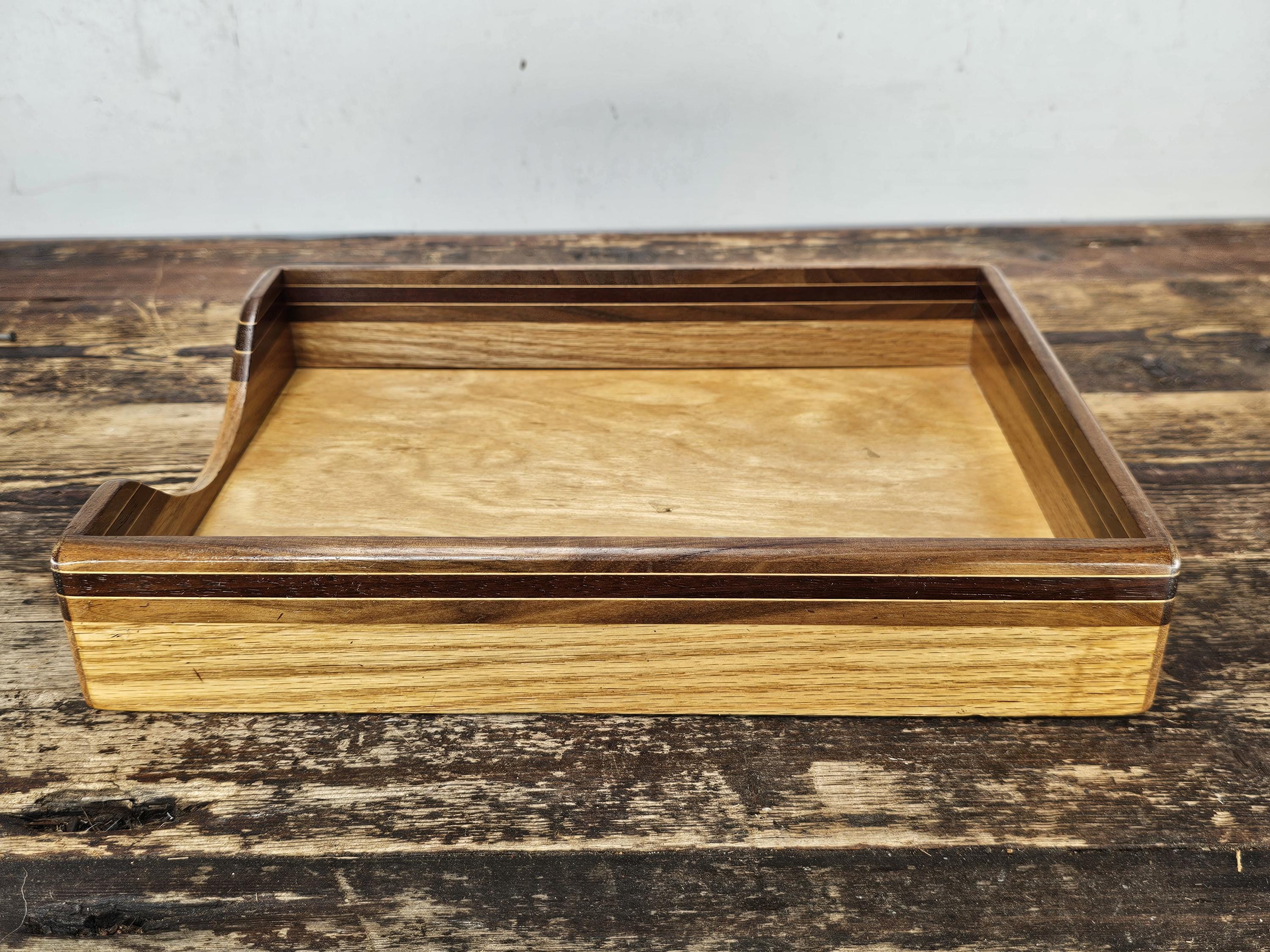 Nordic Style Vintage Wooden Document Tray