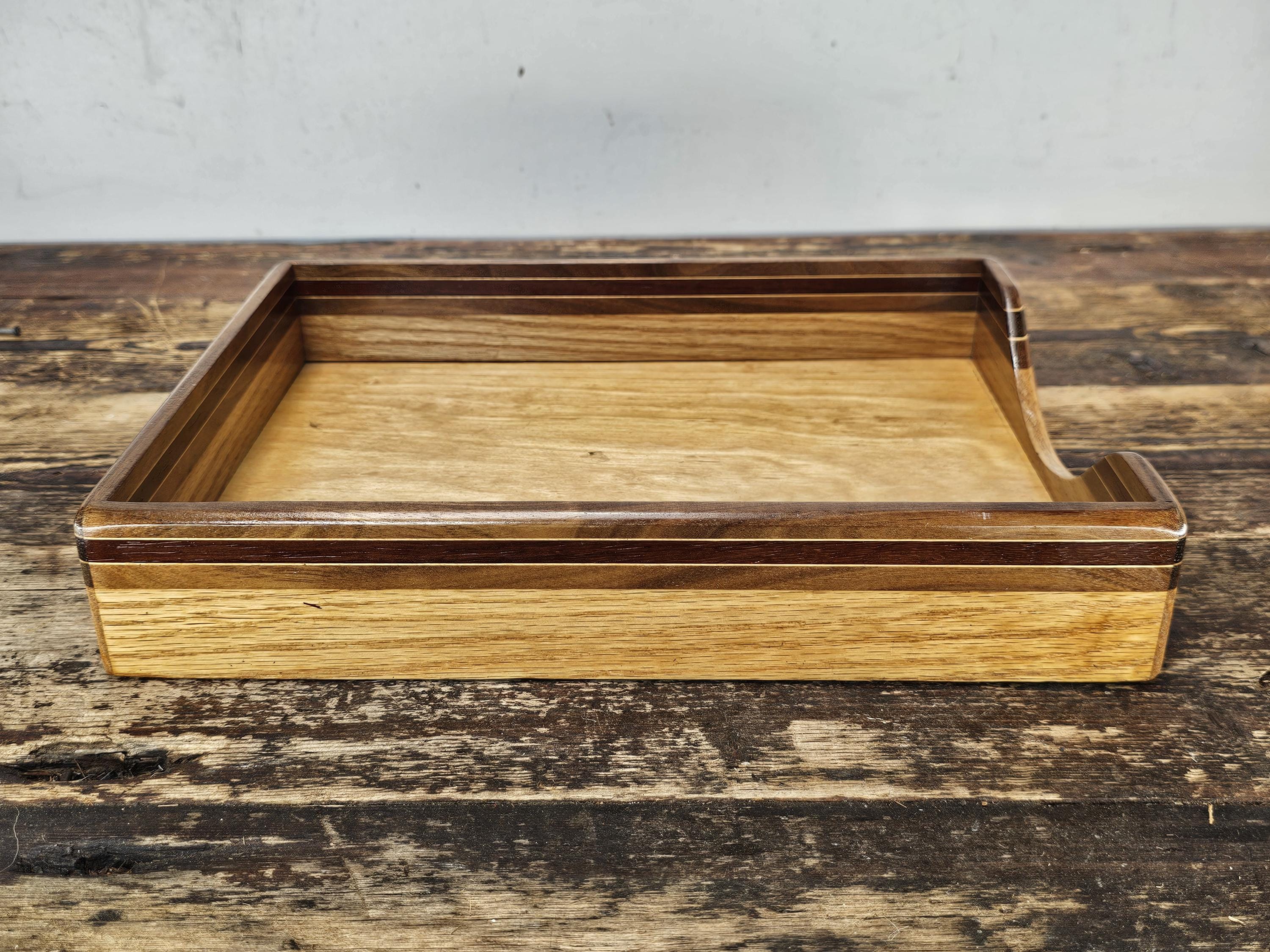 Nordic Style Vintage Wooden Document Tray