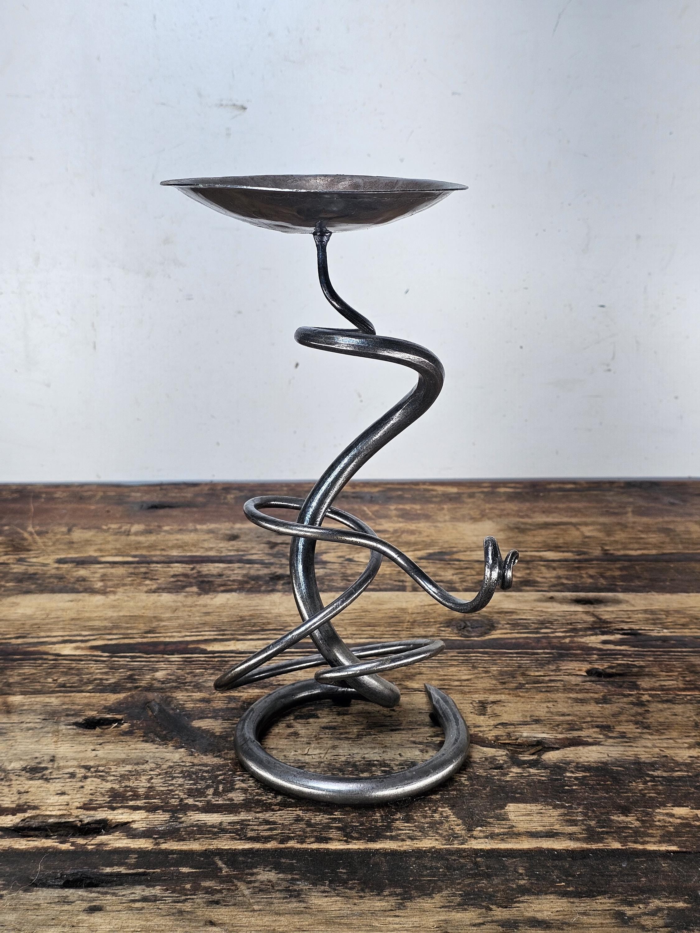 Belltrees Forge Single Tangle Handforged Candlestick From UK 11"H
