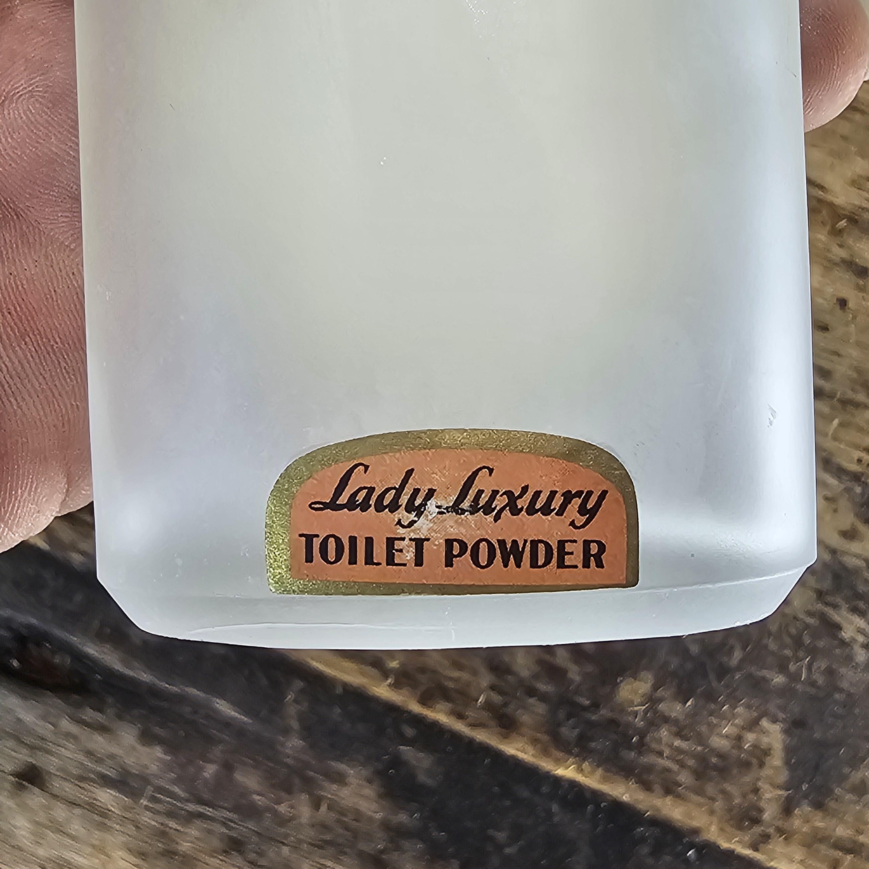 Rare Antique Lady Luxury Complexion/Toilet Powder Bottle