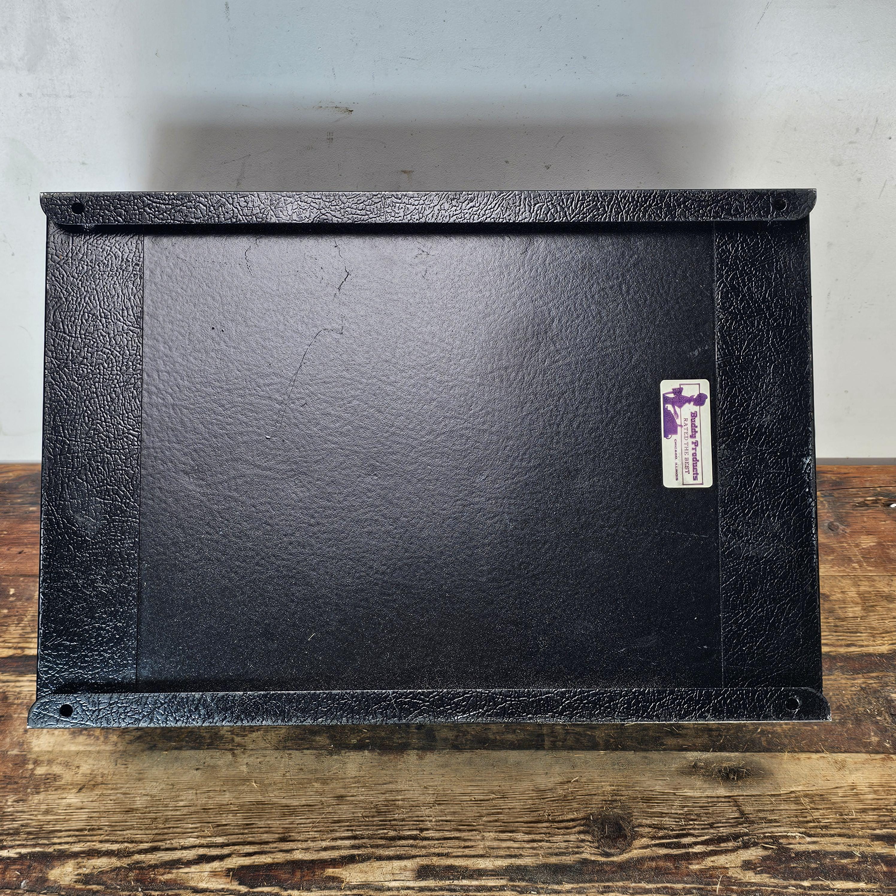 Vintage Buddy Products 8 Compartment Desktop File Organizer Wood Grain Finish