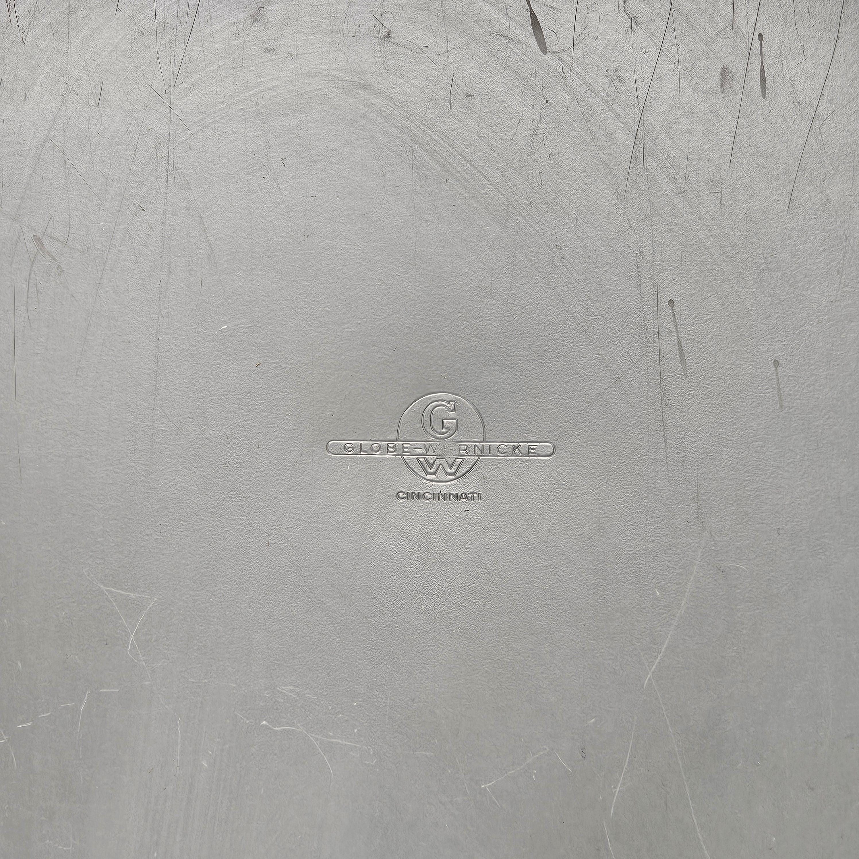 Vintage Globe-Wernicke Metal Paper Tray File Organizer