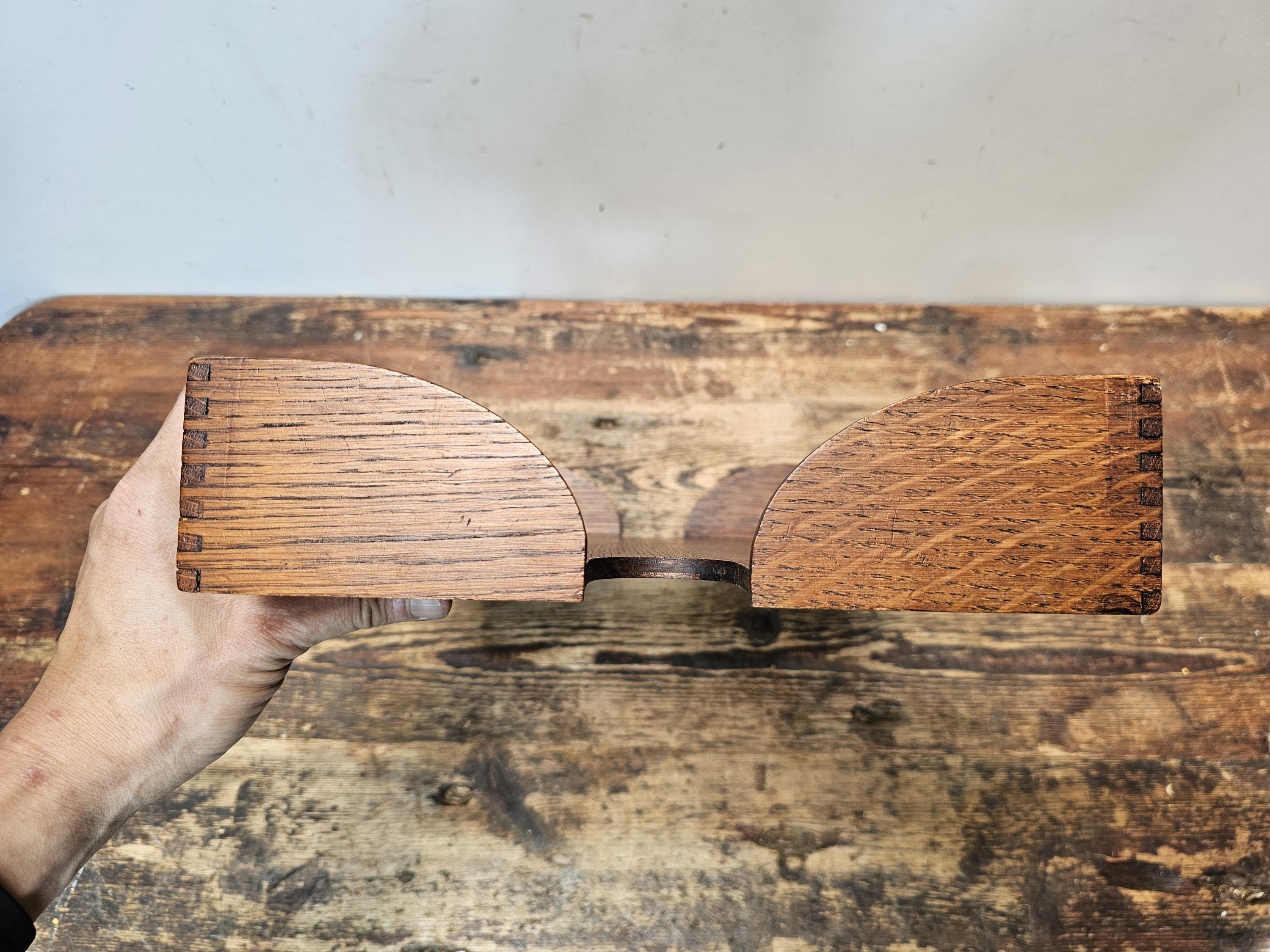 Rare 1920s Globe-Wernicke Wooden Desk Organizer / Letter Tray