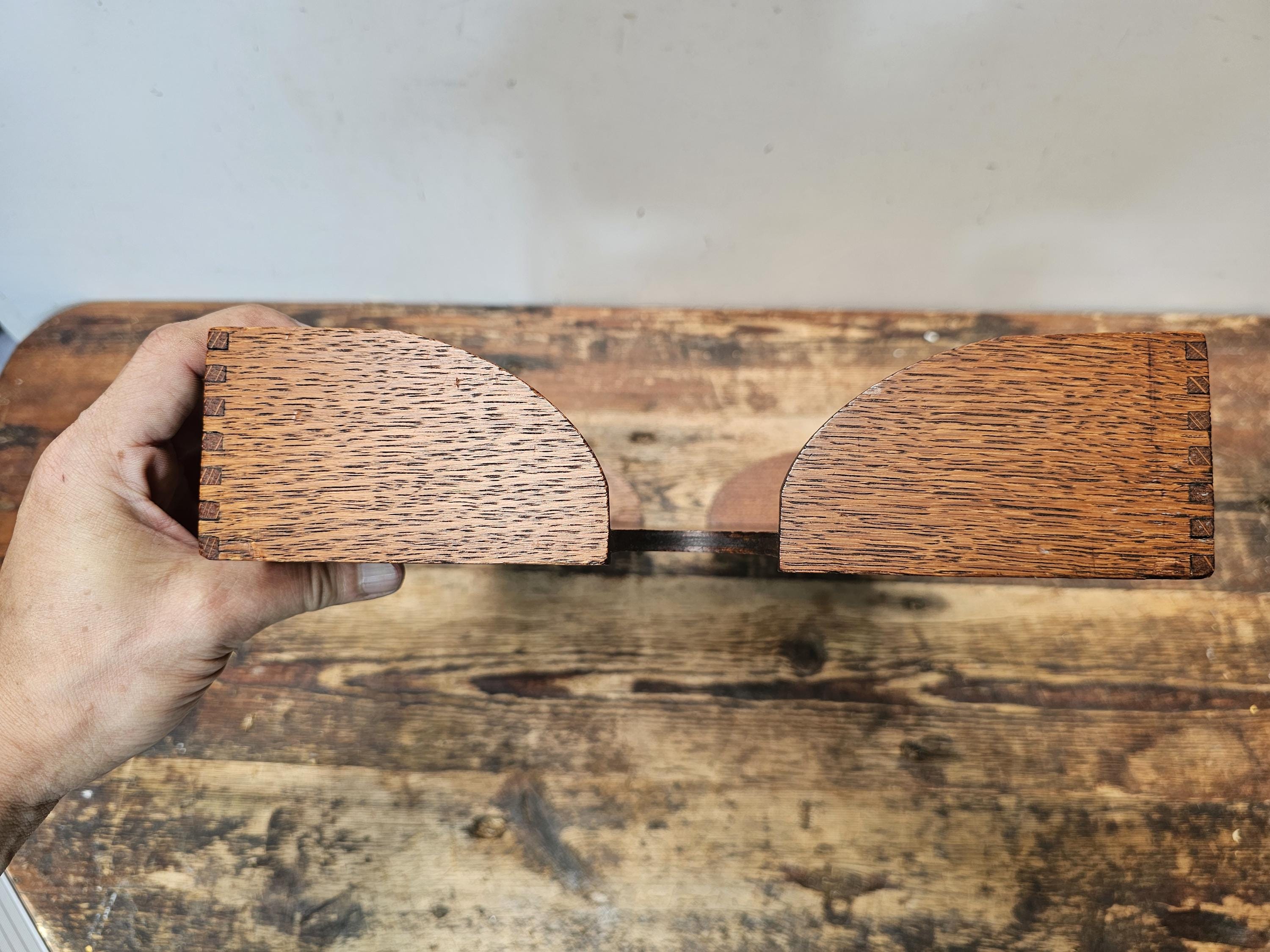 Rare 1920s Globe-Wernicke Wooden Desk Organizer / Letter Tray