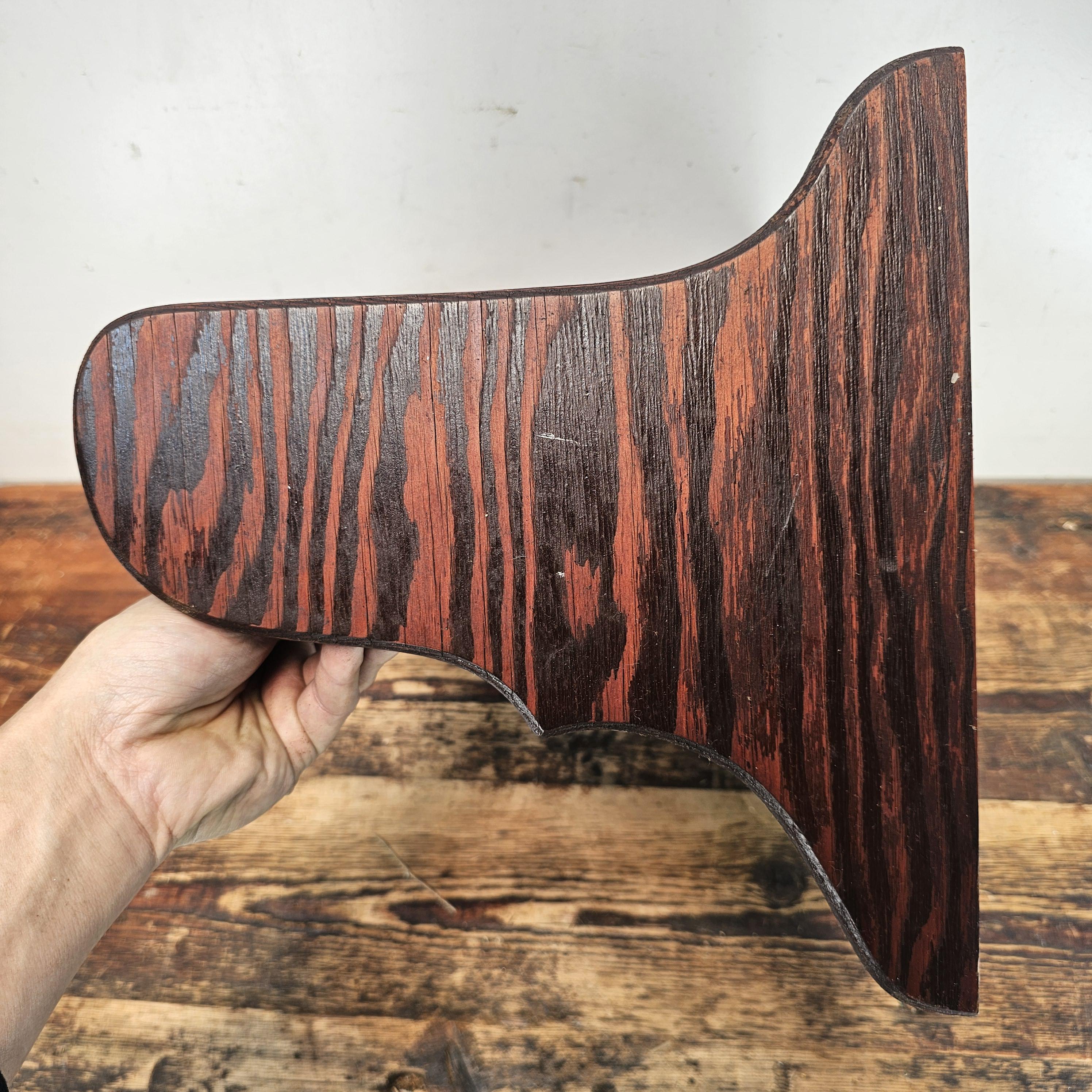 Vintage Laminated Oak Wall-Mount Writing Desk (Circa 1930s-1940s)