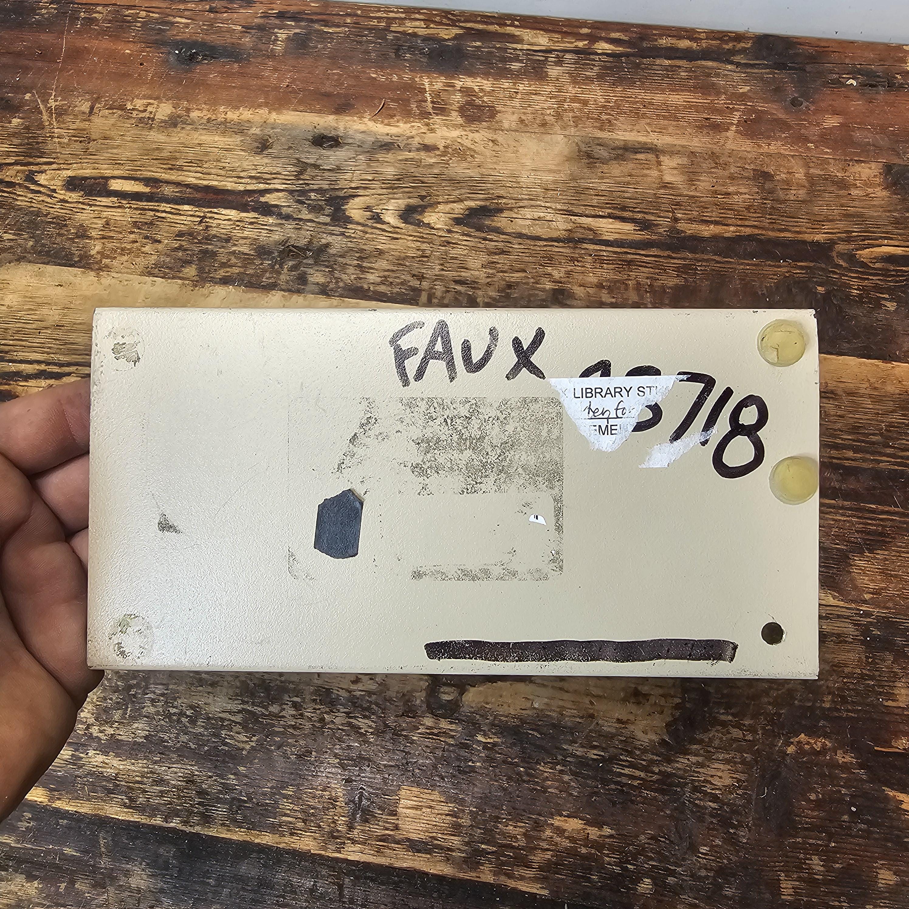 Vintage Small 12 Compartment Metal Desktop File Organizer 6.5"W x 6.5"H x 15"L