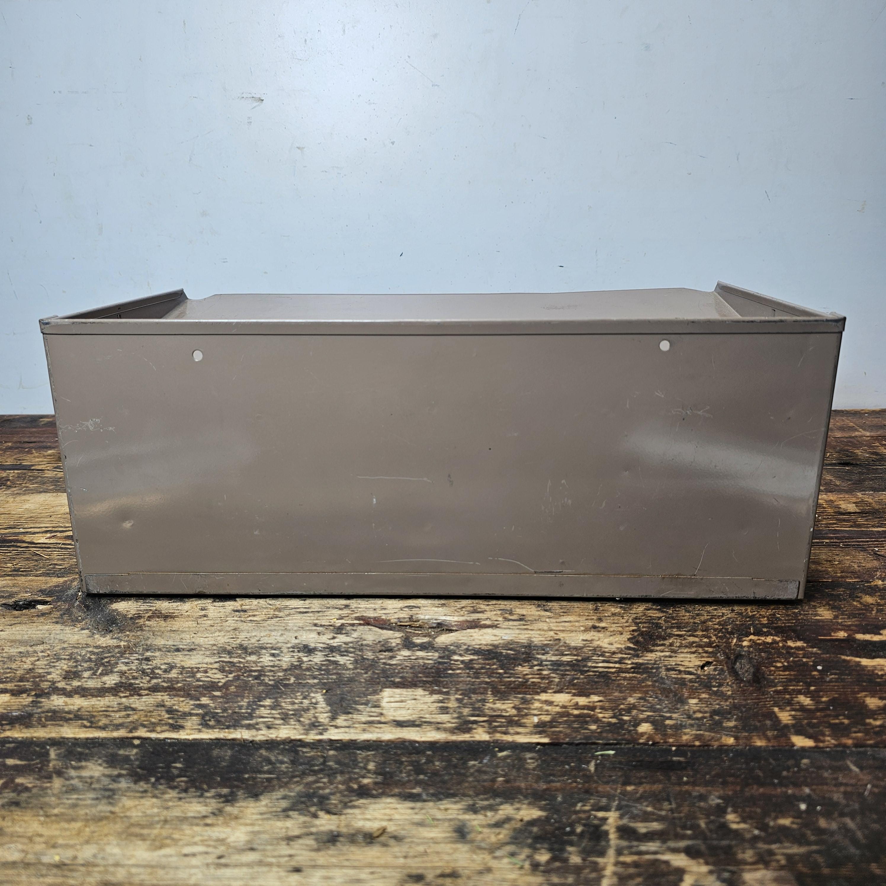 Vintage 3-Tier Wall-Mounted / Desktop Steel File Organizer