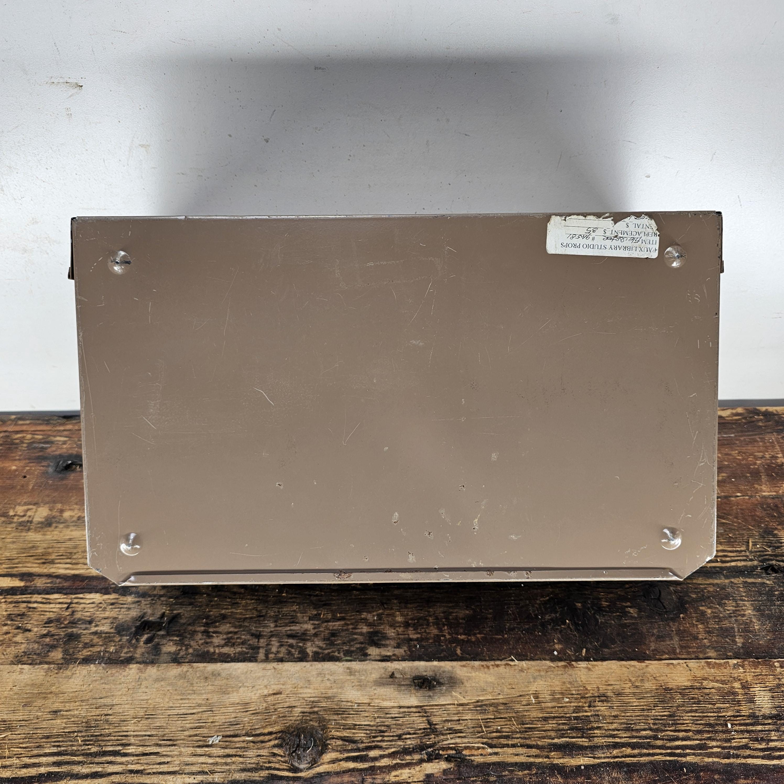 Vintage 3-Tier Wall-Mounted / Desktop Steel File Organizer