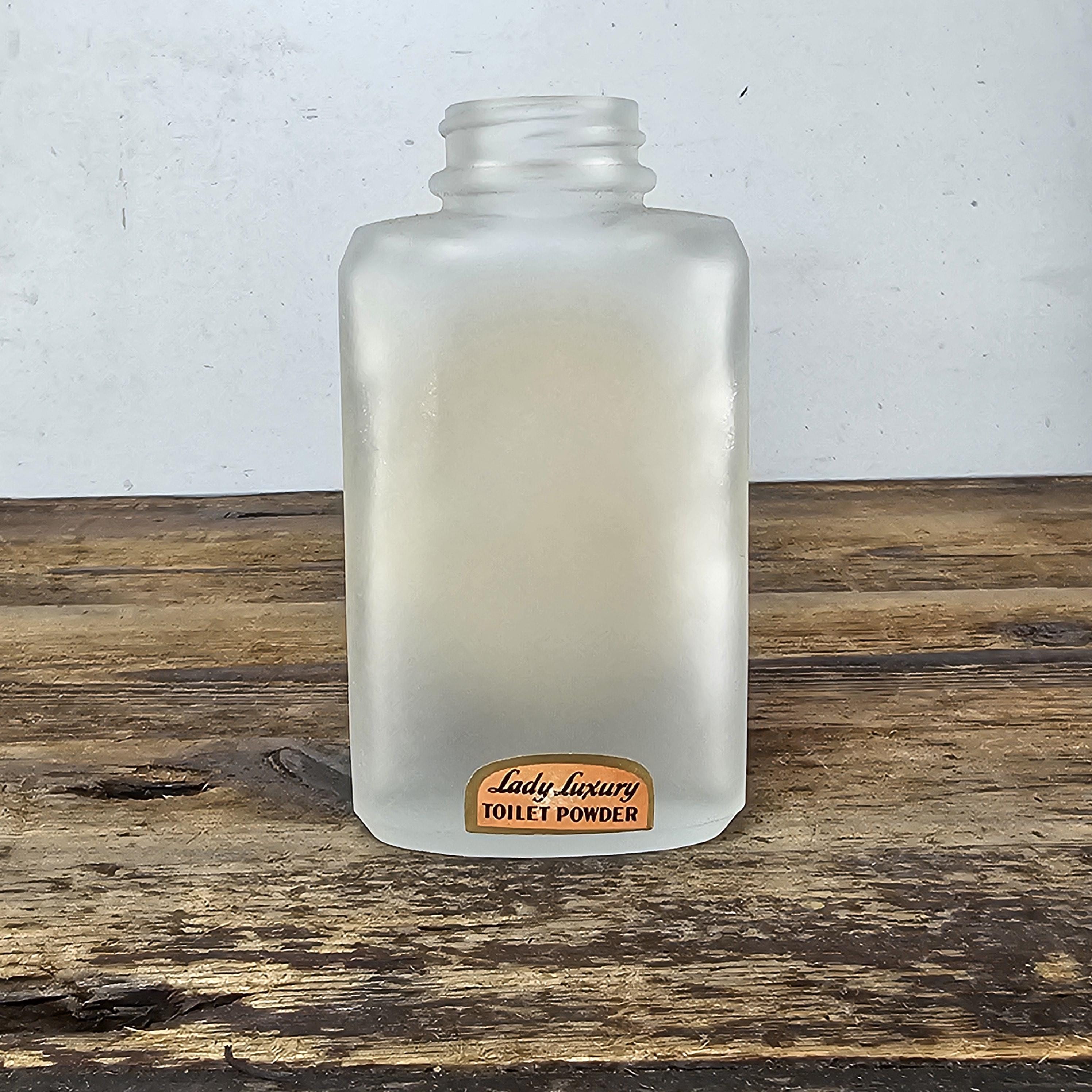 Rare Antique Lady Luxury Complexion/Toilet Powder Bottle