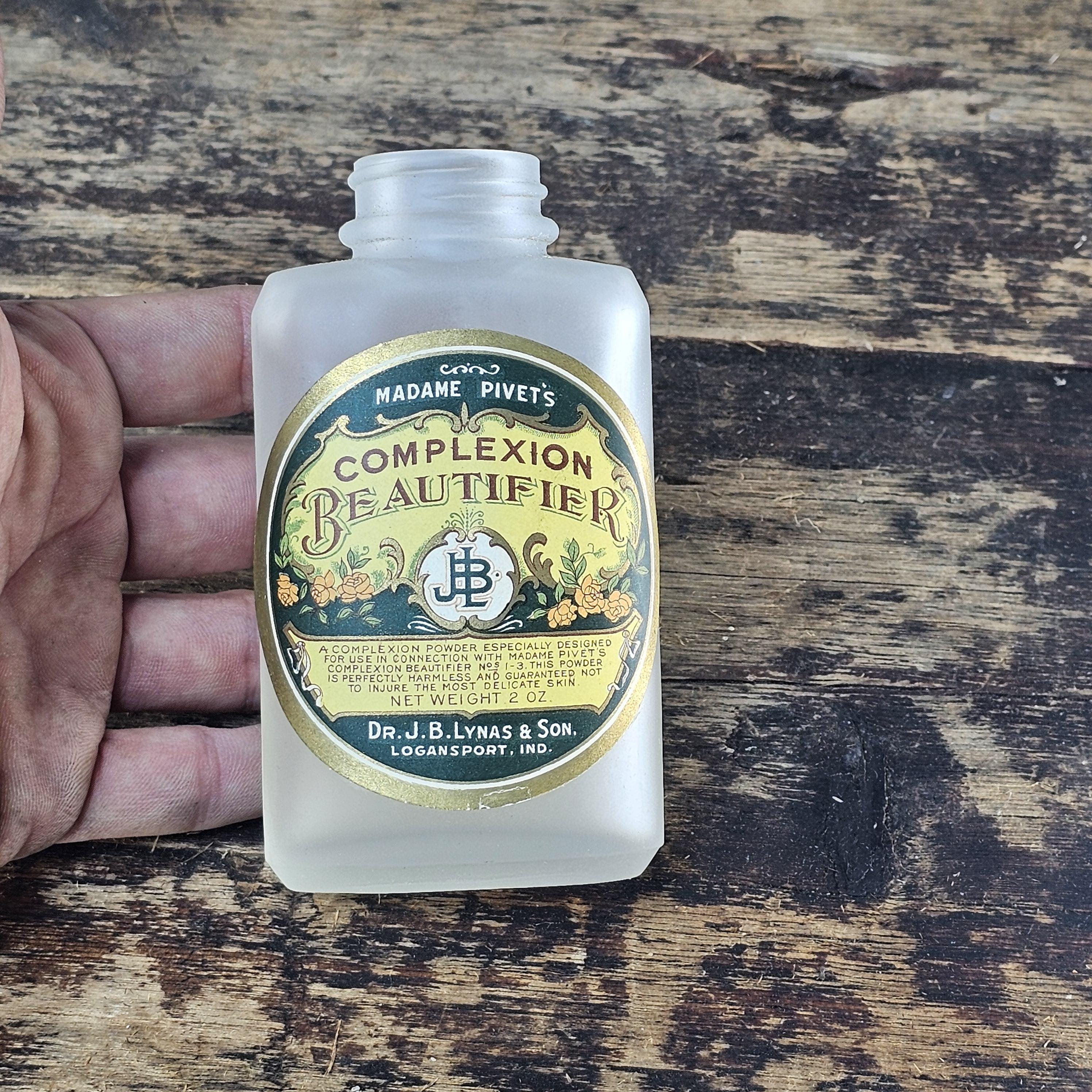 Rare Antique Madame Pivet's Complexion Beautifier Bottle