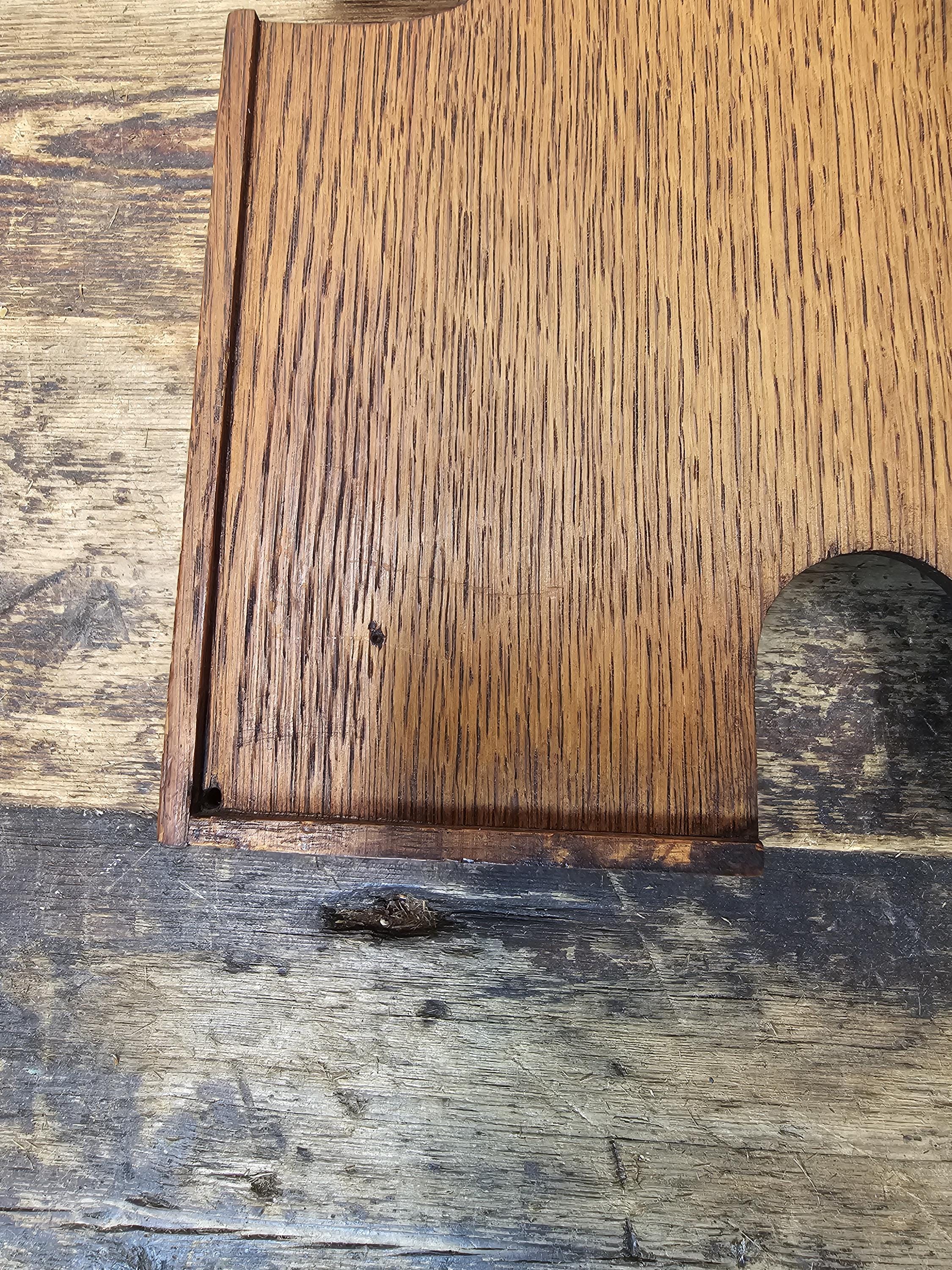 Rare 1920s Globe-Wernicke Wooden Desk Organizer / Letter Tray