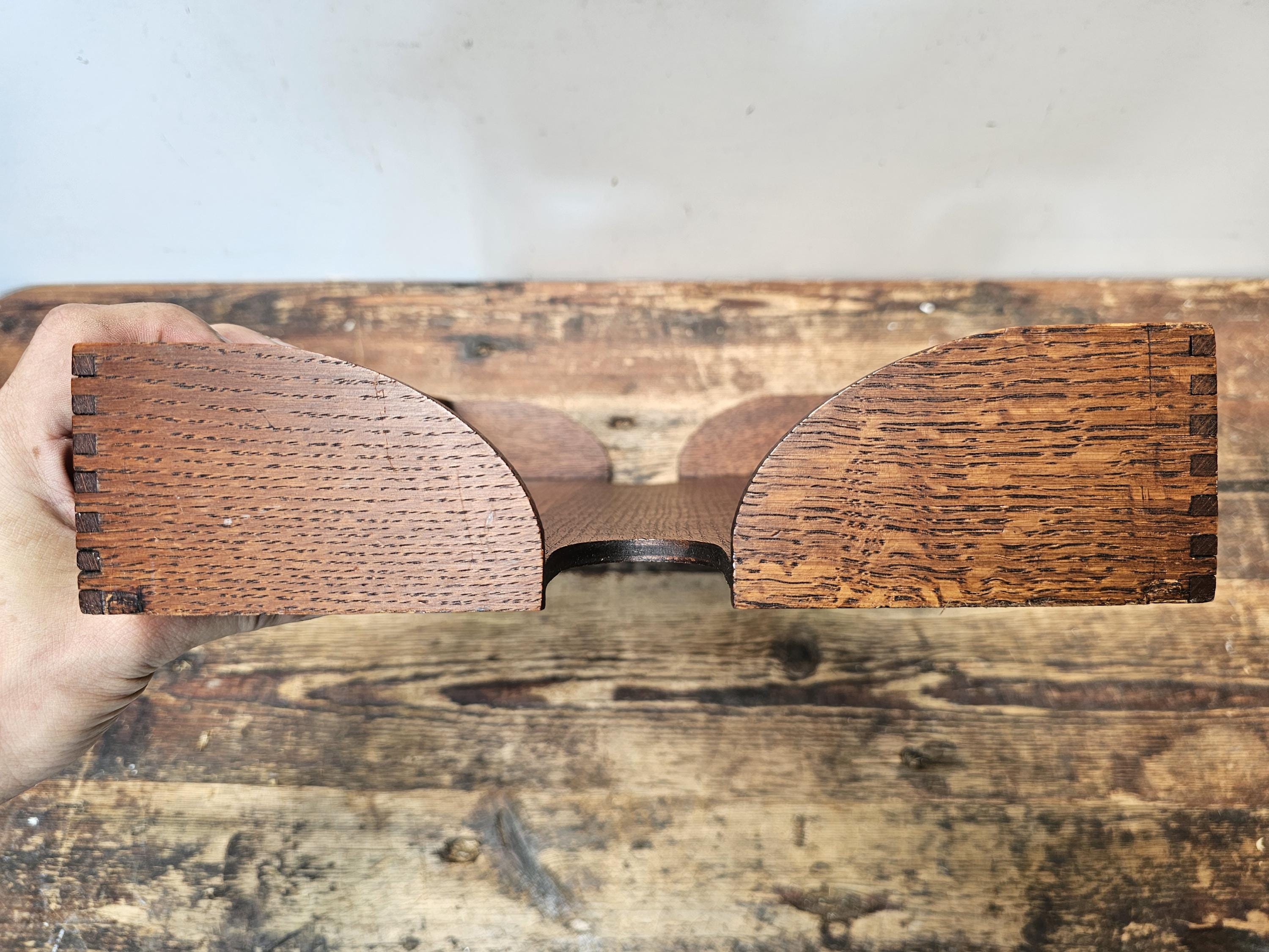 Rare 1920s Globe-Wernicke Wooden Desk Organizer / Letter Tray