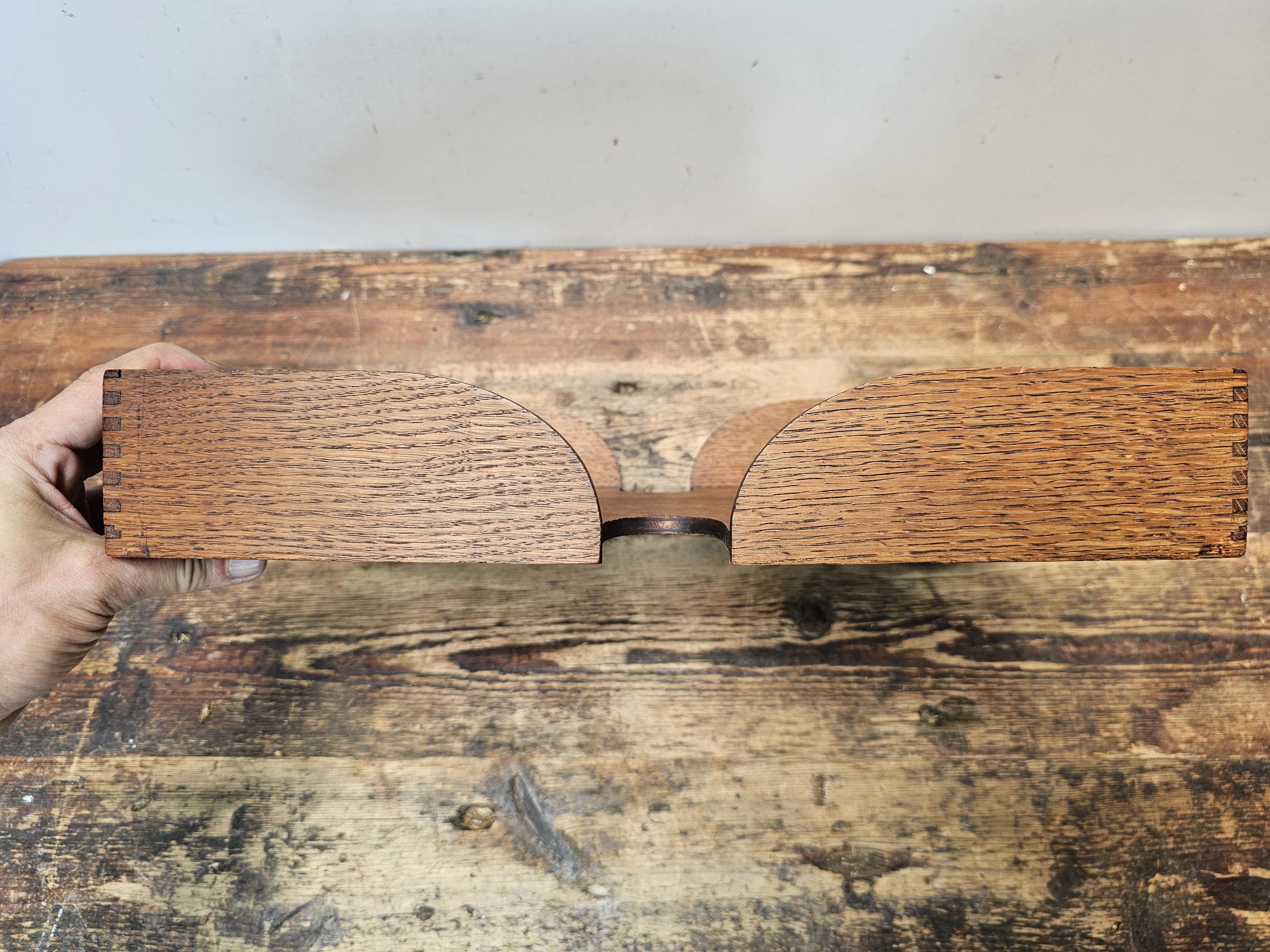 Rare 1920s Globe-Wernicke Wooden Desk Organizer / Letter Tray