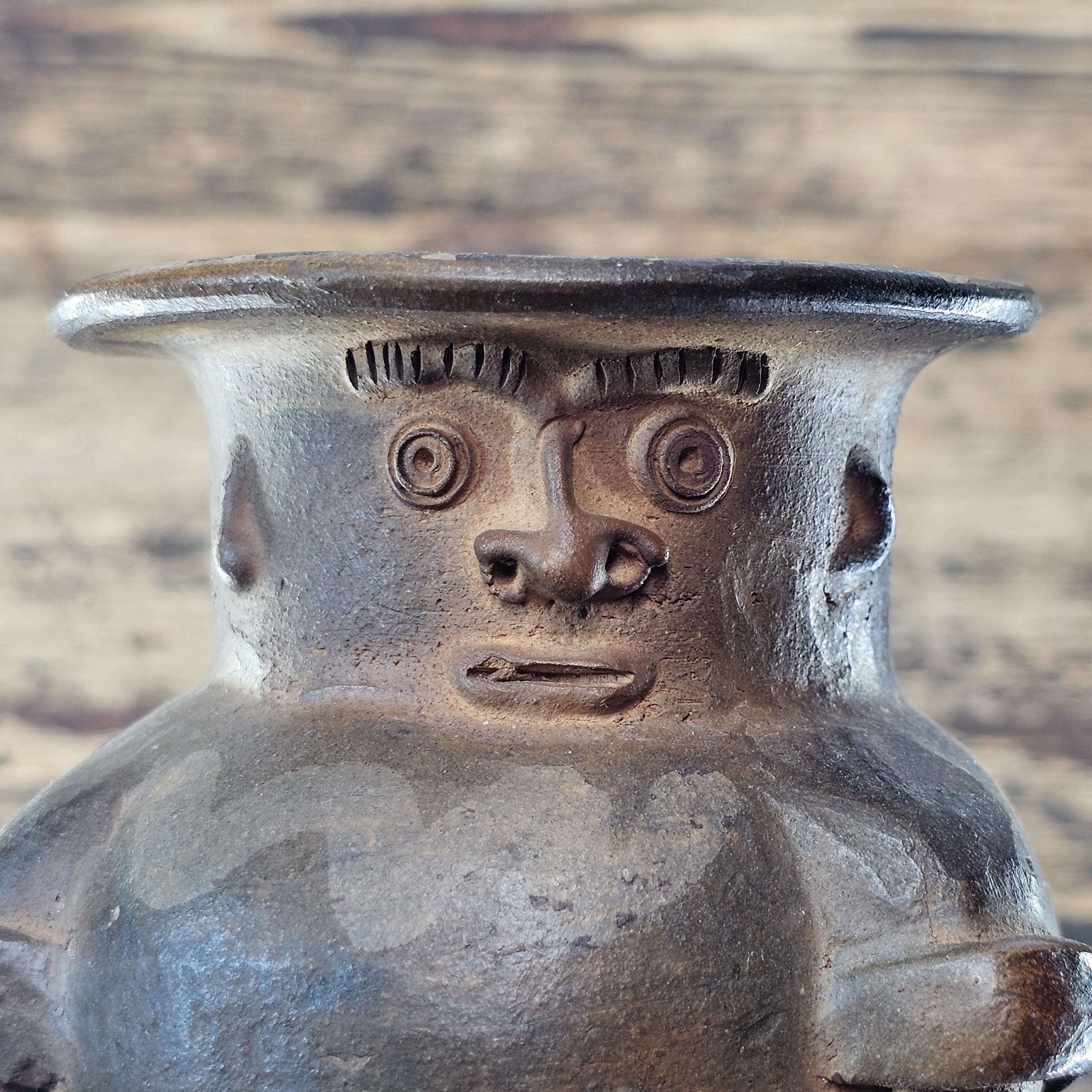 Pre-Columbian Style Anthropomorphic Effigy Vessel