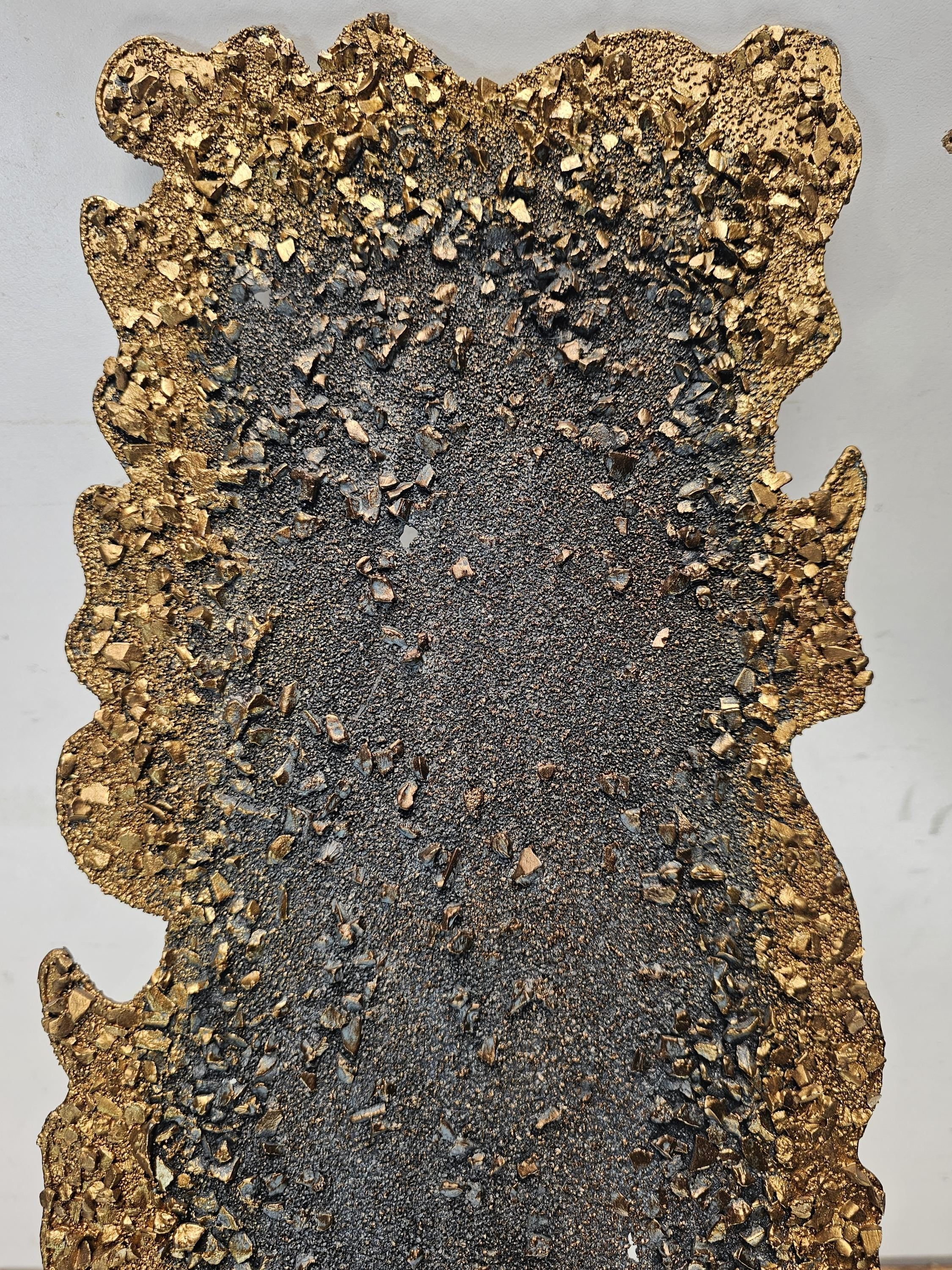 Wrought Iron Art Sculpture By Gold Leaf Design Group 31"H