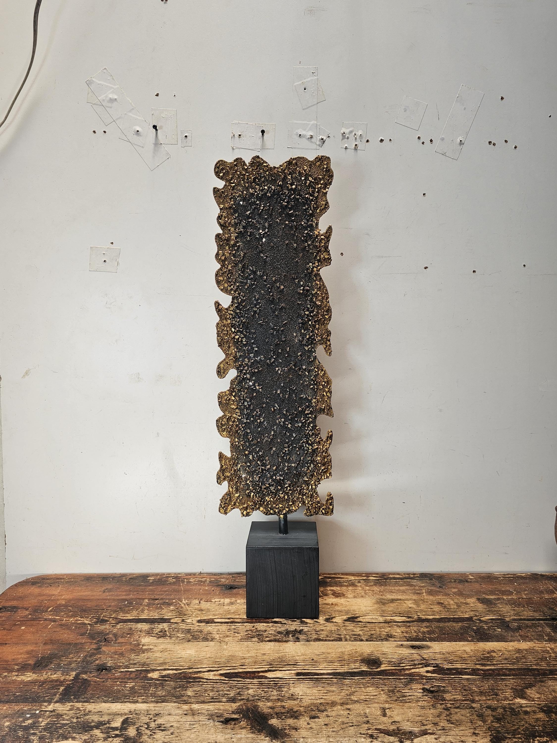 Wrought Iron Art Sculpture By Gold Leaf Design Group 31"H