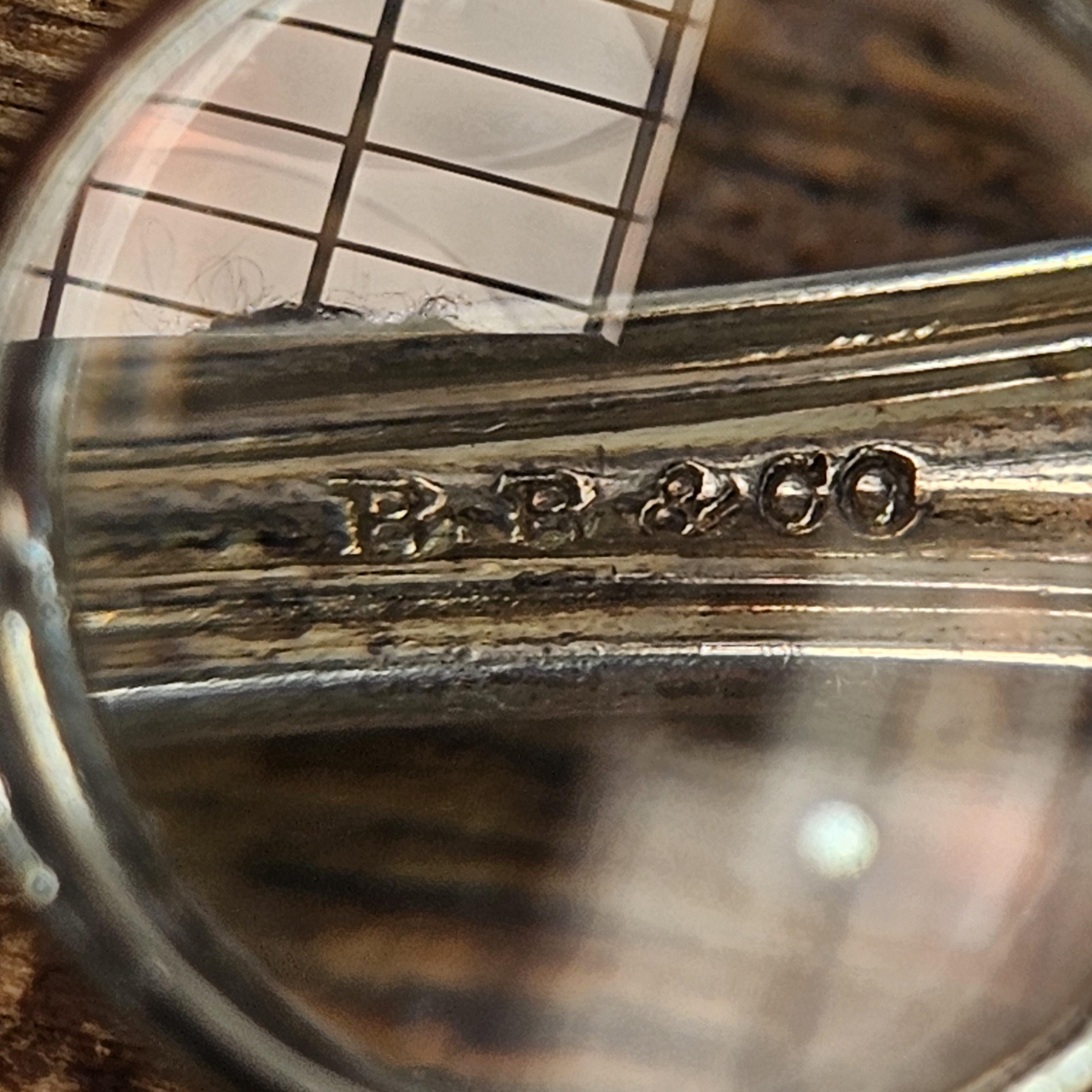 Antique French 950 Silver Gilt-Wash Feeding Spoon (c. 1900) 5"