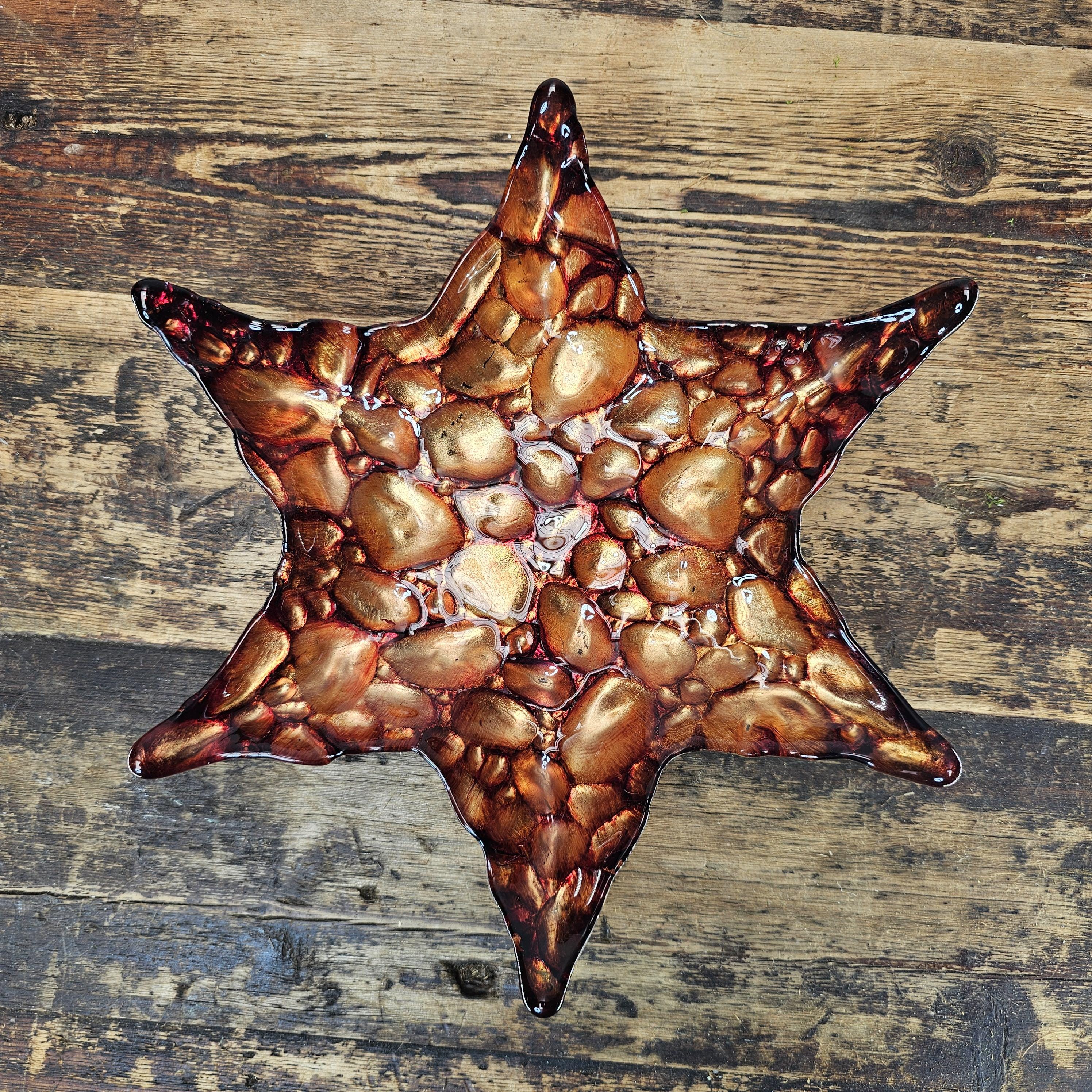 Set of 2 Z Gallerie "Arda" Pebble Star Bowl Set