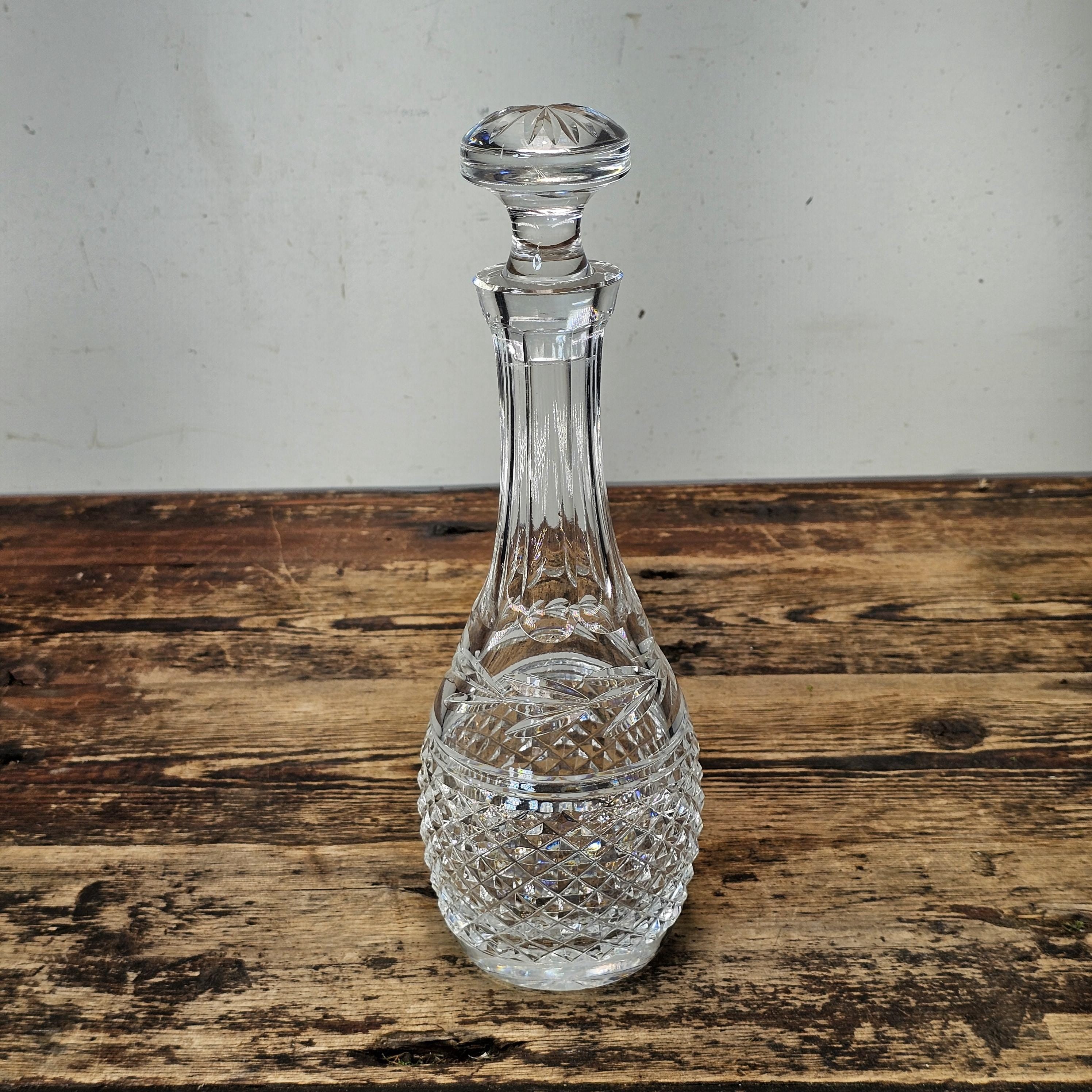 Waterford Crystal Glandore Cordial Decanter & Stopper 11.25"H