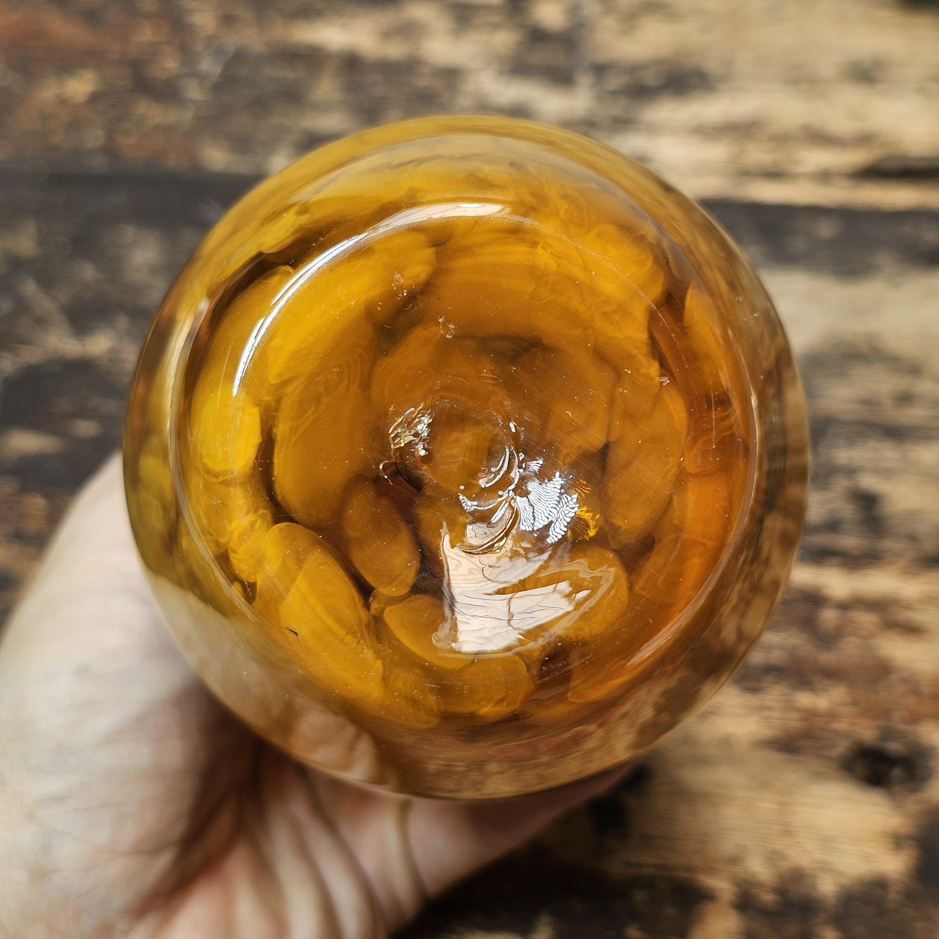 Vintage Rainbow Art Glass Co. "Folded Ribbon" Pitcher Mid-Century USA 6"H