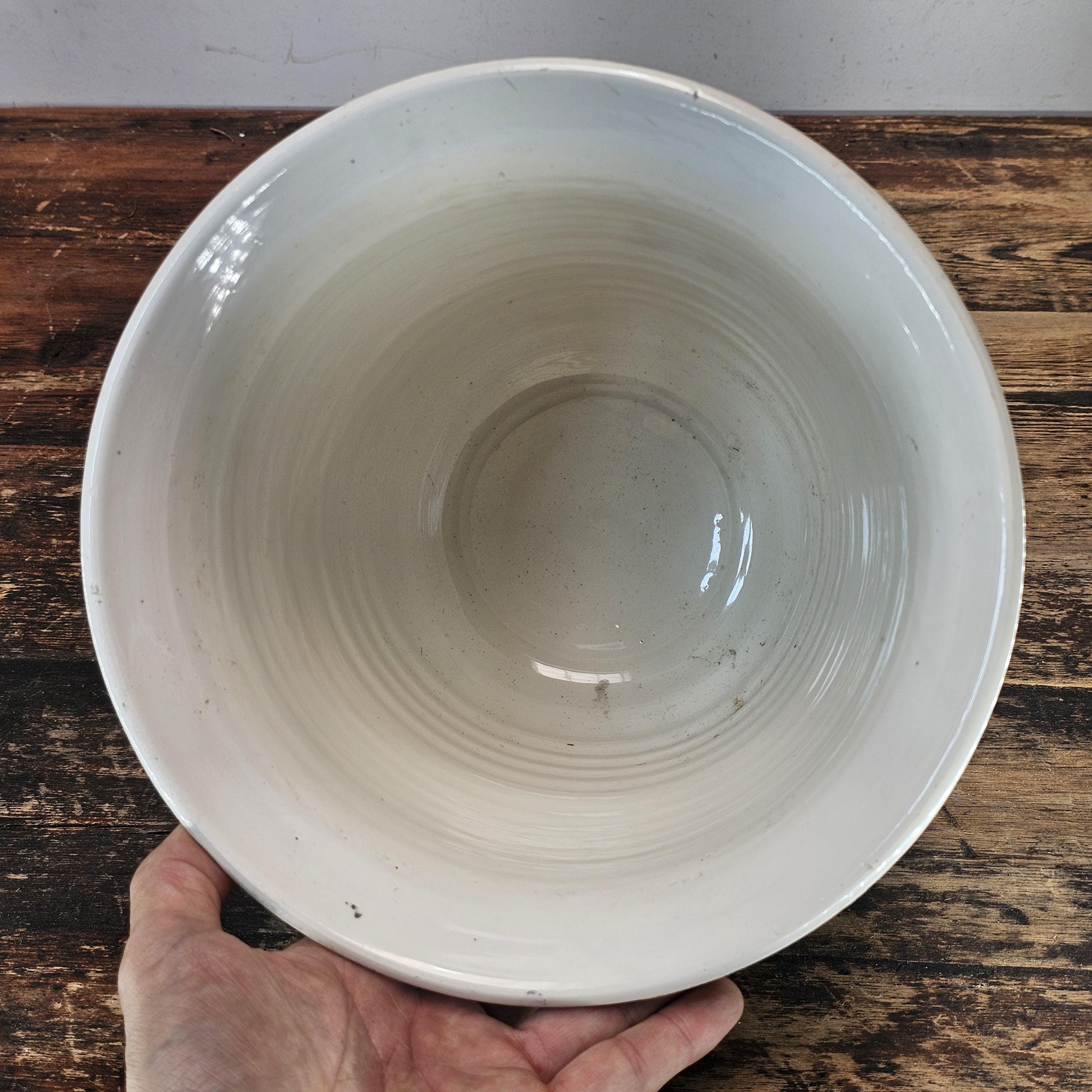 Vintage Bassano Majolica Planter | Hand-Painted in Italy 9"Dia. x 7"H