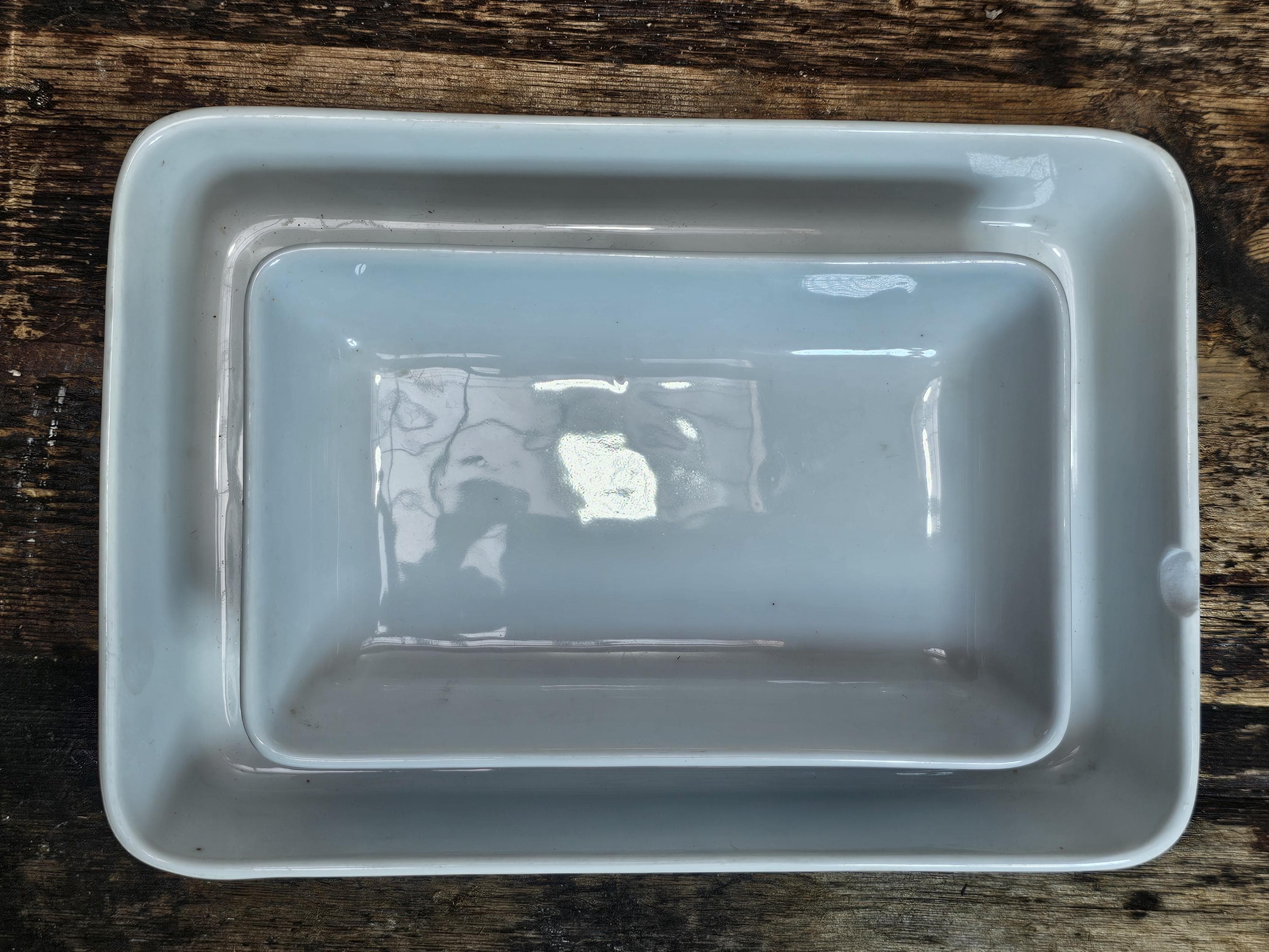 Vintage China Airlines First / Business Class Porcelain Trays by TATUNG Set of 2